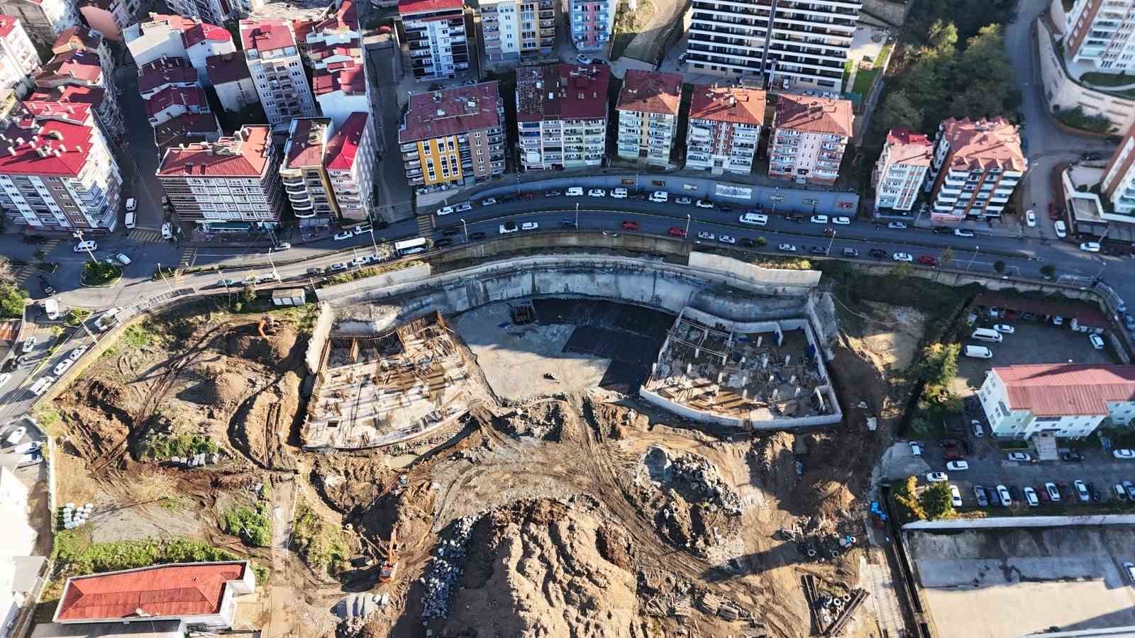 Giresun Millet Bahçesi Projesi inşaatı sürüyor
