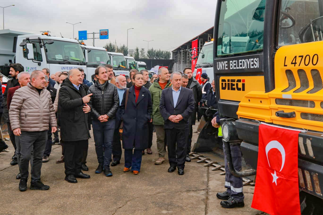 Ünye Belediyesi, araç filosuna 65 yeni araç ekledi
