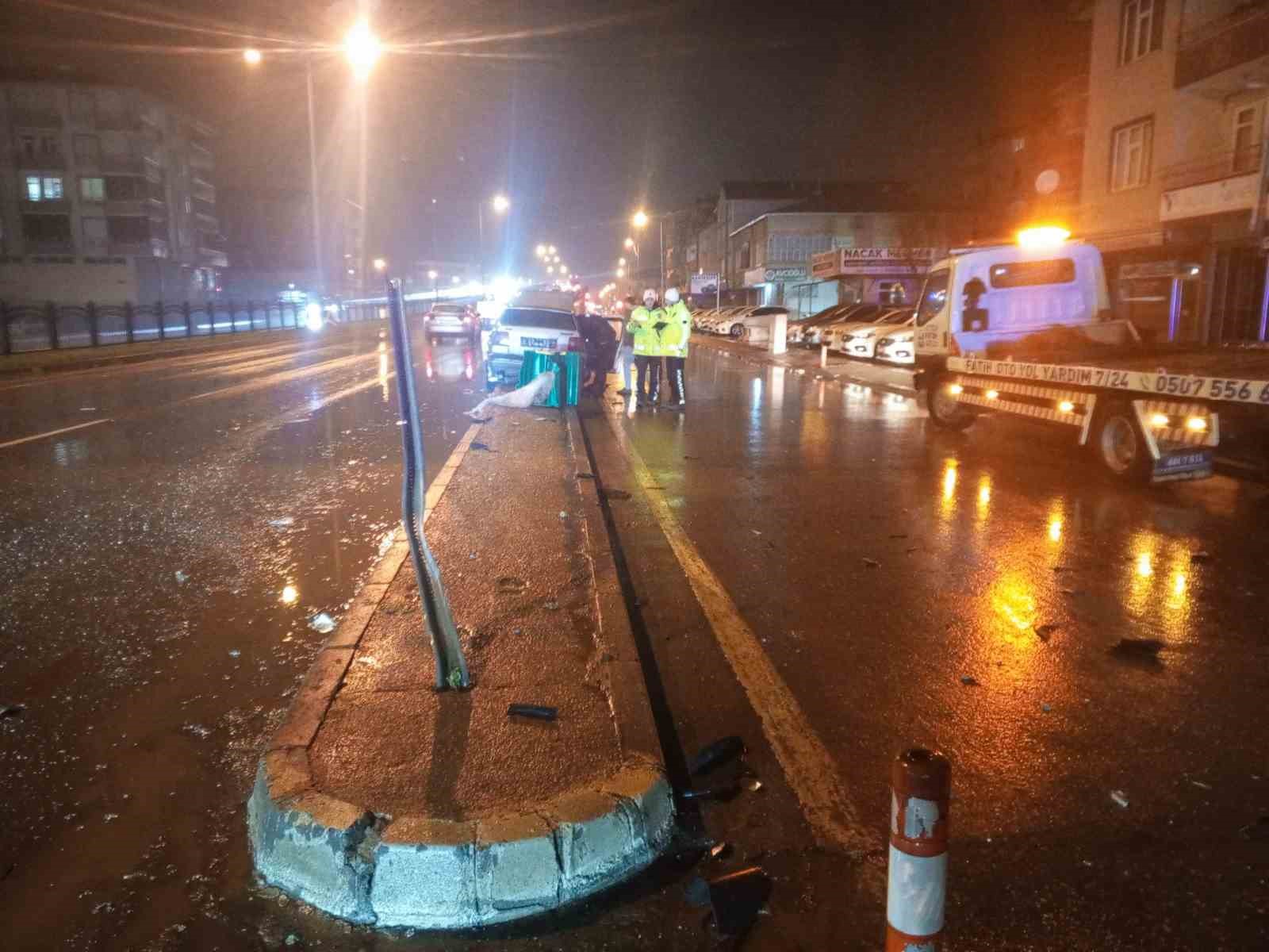 Bafra’da trafik kazası: 1 yaralı
