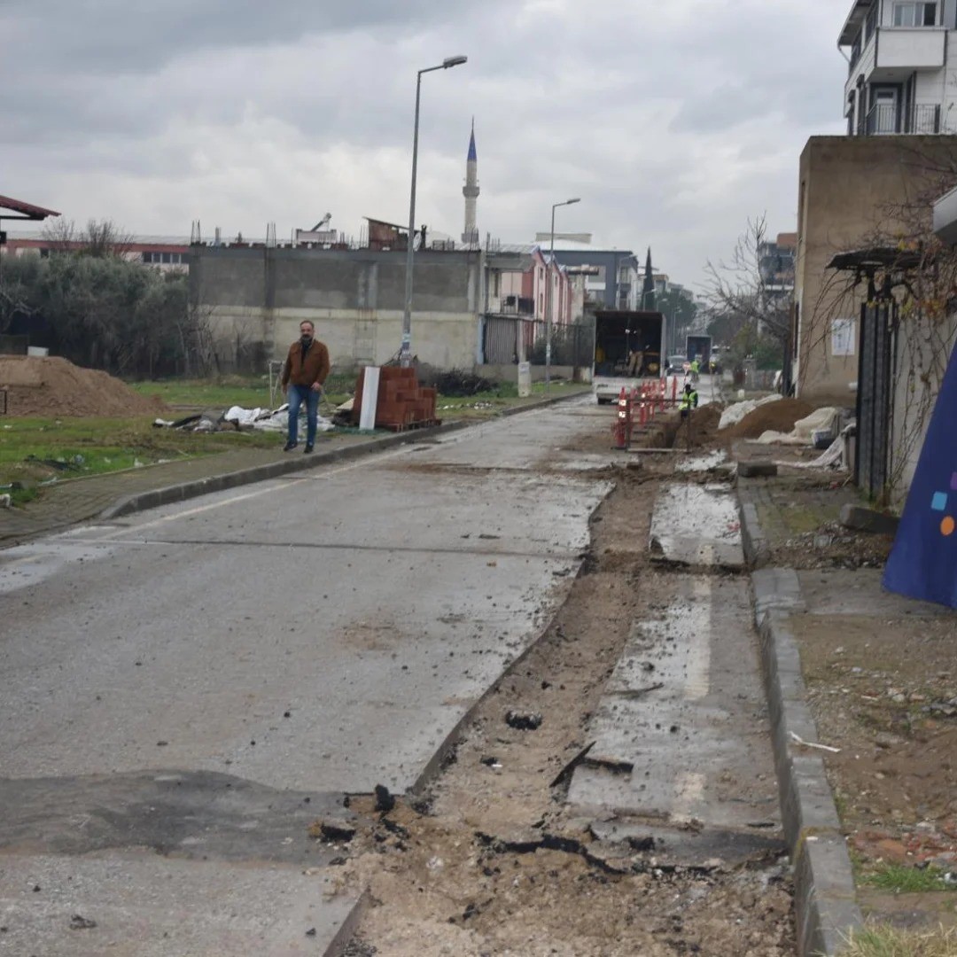 Germencik’te doğalgaz için ilk kazma vuruldu
