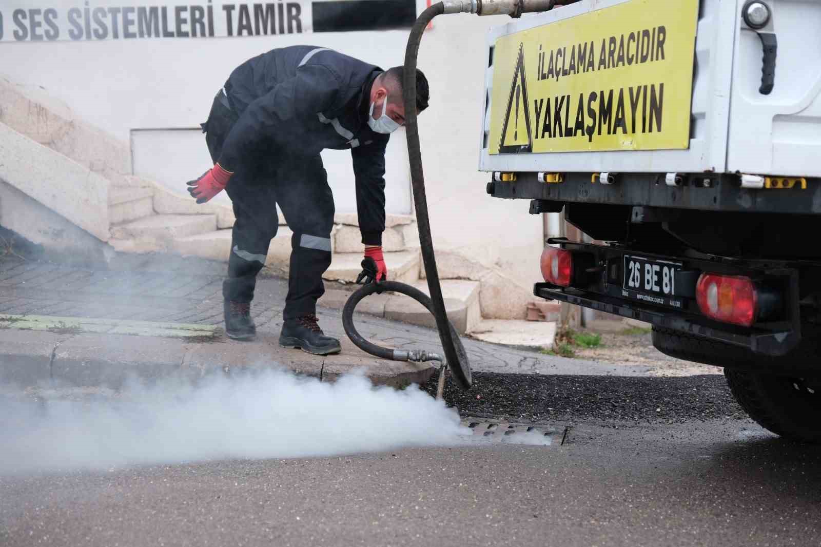 Odunpazarı’nda rögar ve kanalizasyonlarda kışlak mücadele
