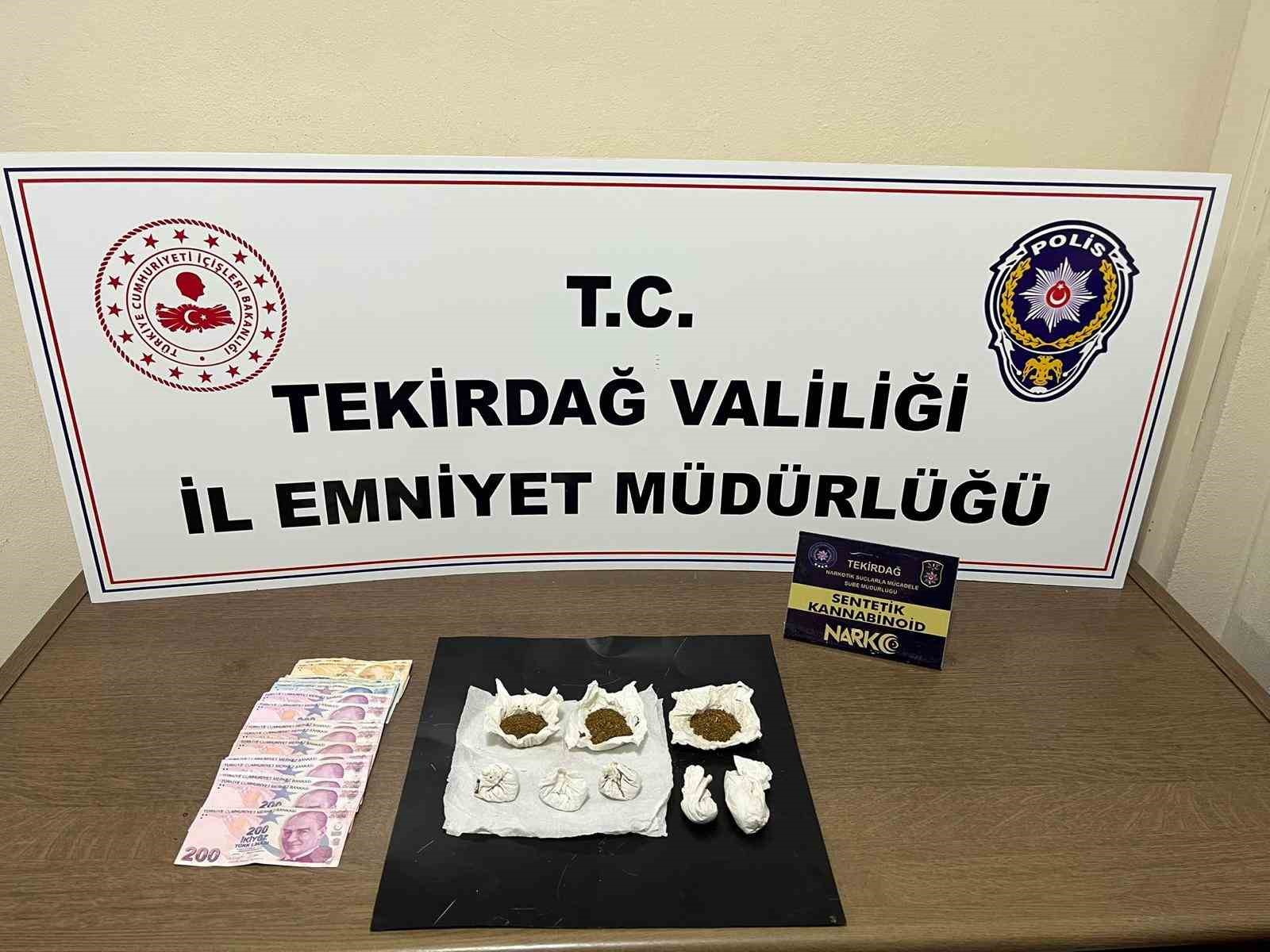 Tekirdağ’da uyuşturucu operasyonlarında 9 kişi tutuklandı
