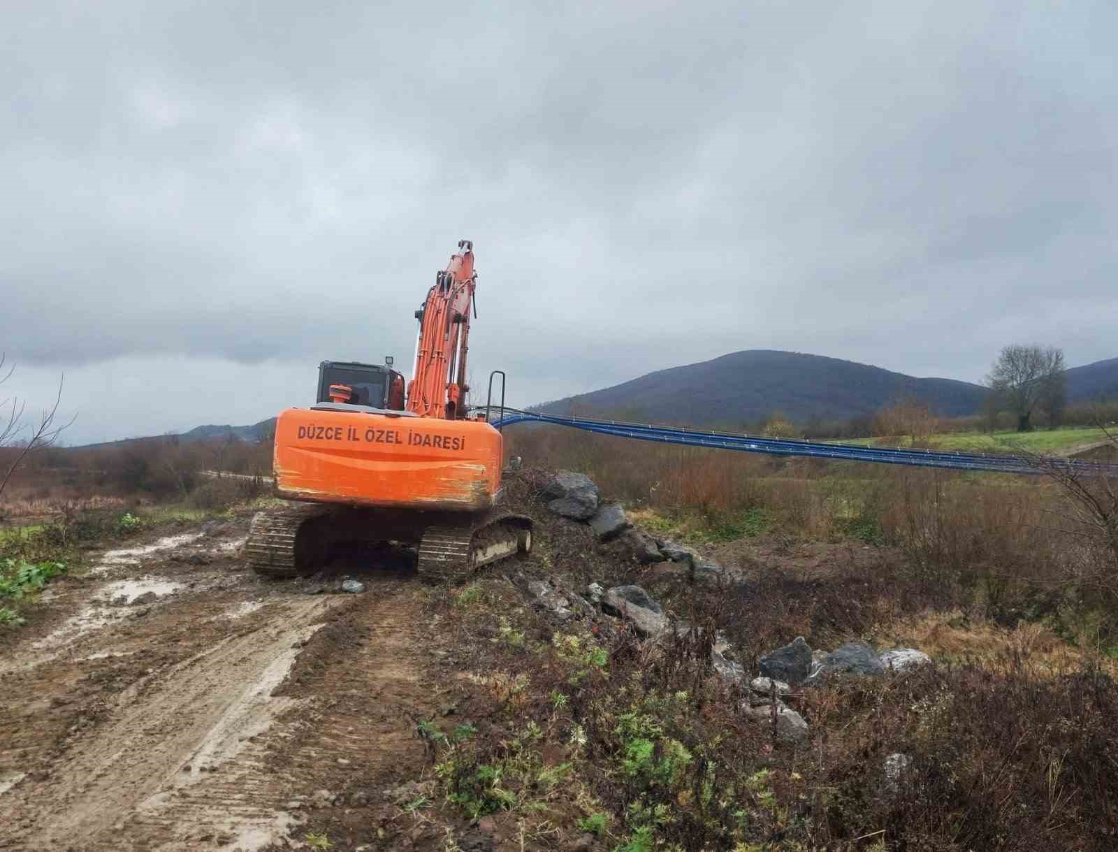 Su hattında güçlendirme çalışmaları
