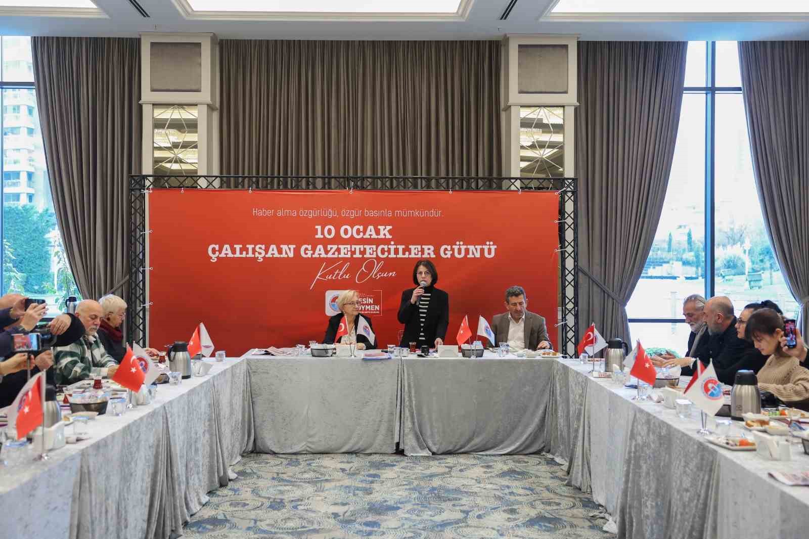 Başkan Köymen, yerel gazetecilerle buluştu
