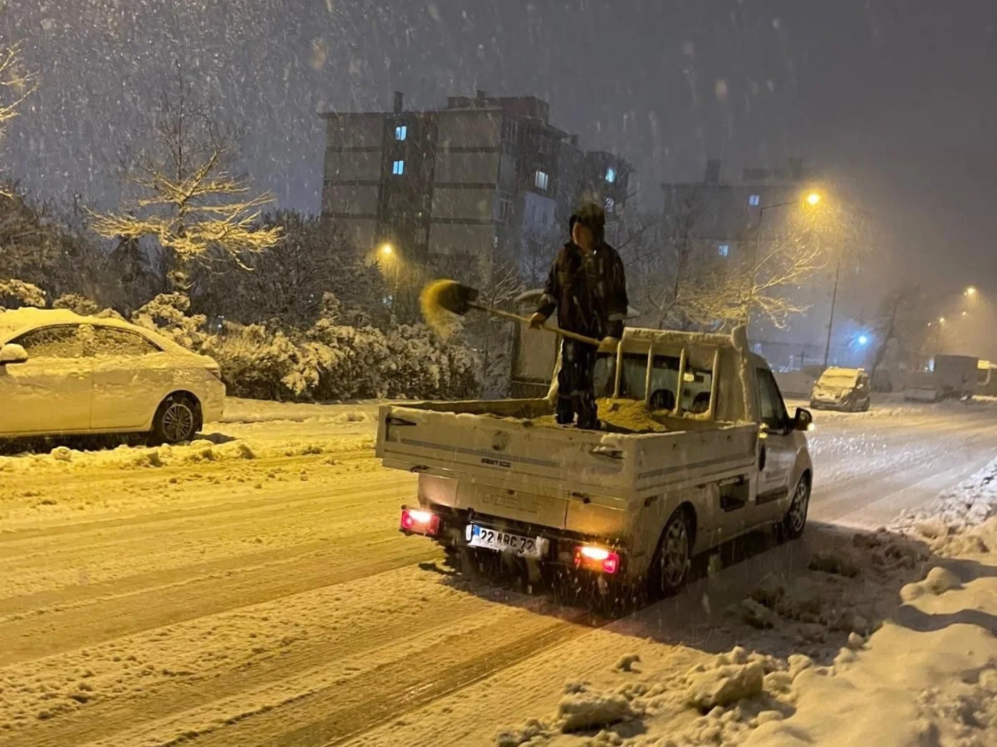 Keşan’da kar temizleme çalışmaları yapıldı
