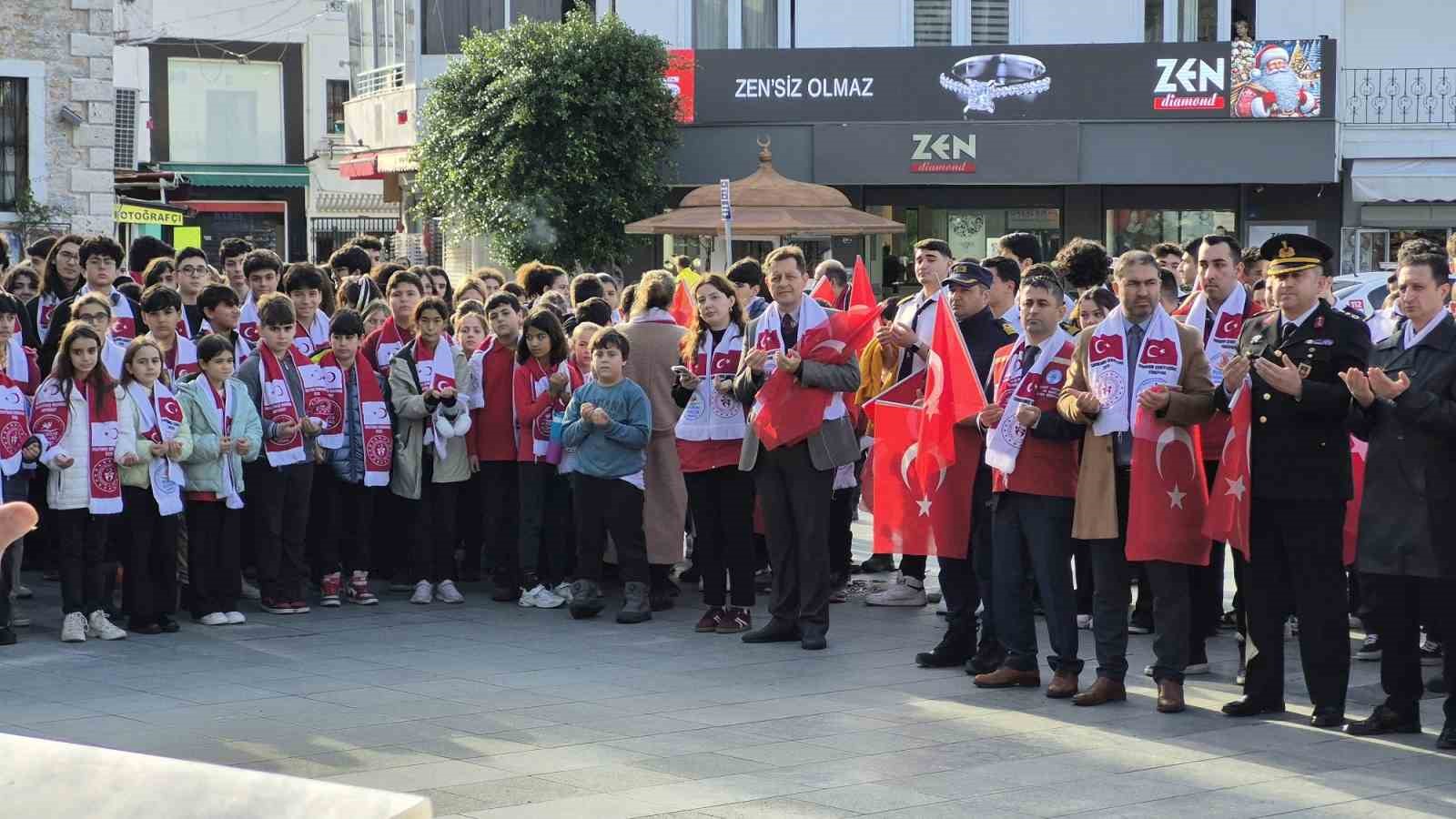 Bodrum’da Sarıkamış Şehitleri yürüyüşü
