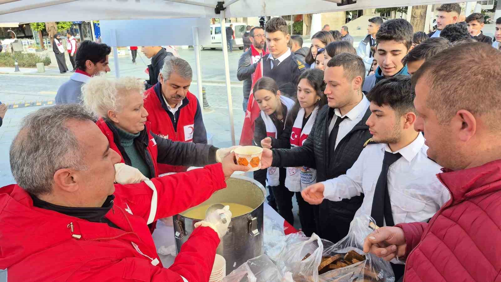 Bodrum’da Sarıkamış Şehitleri yürüyüşü
