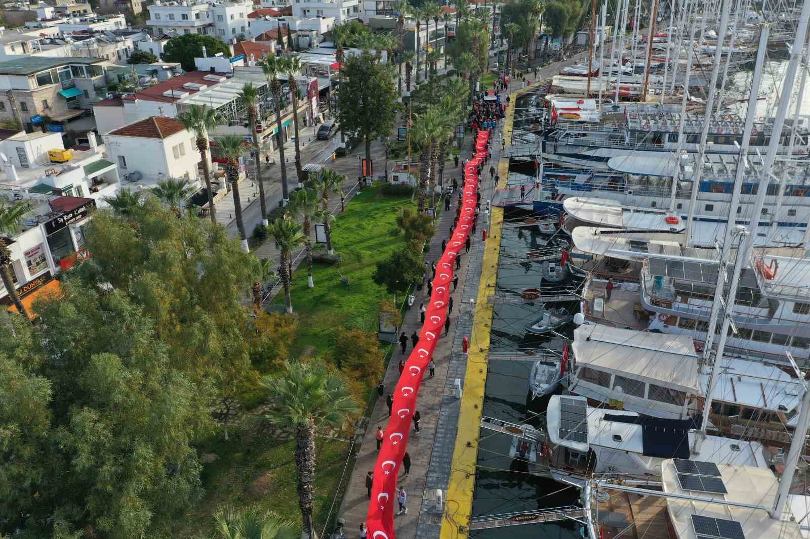 Bodrum’da Sarıkamış Şehitleri yürüyüşü
