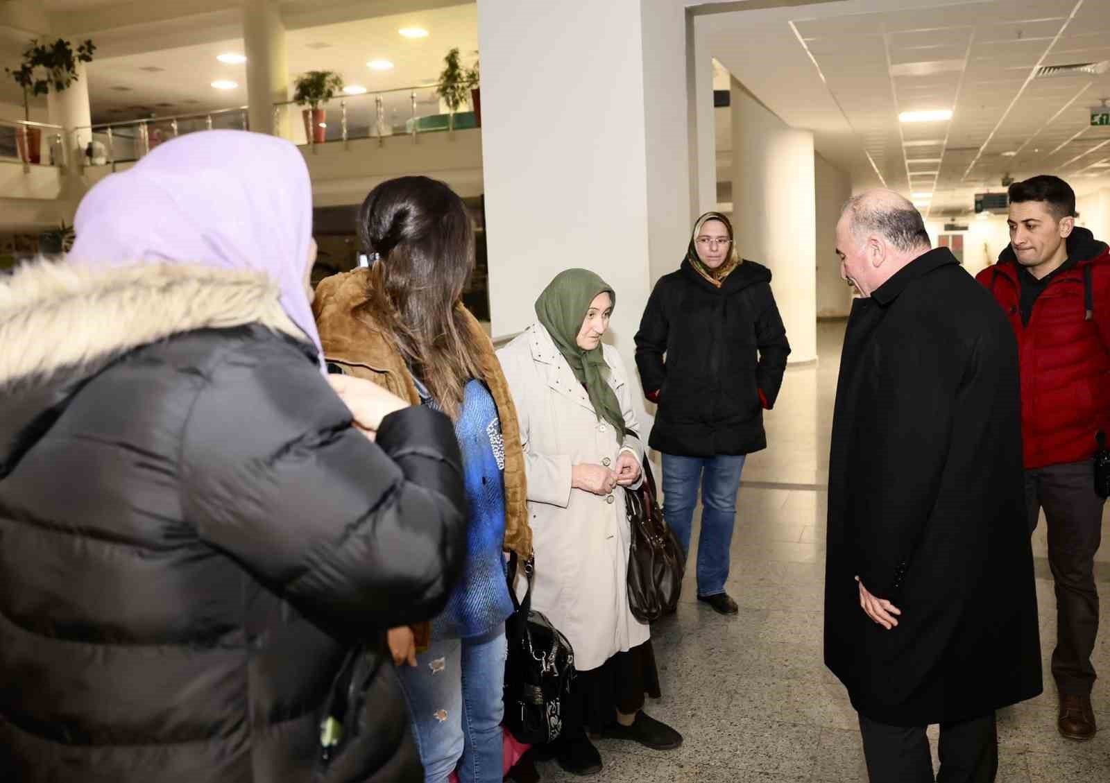 Vali Ali Çalgan, kazada yaralanan polis memurunu ziyaret etti
