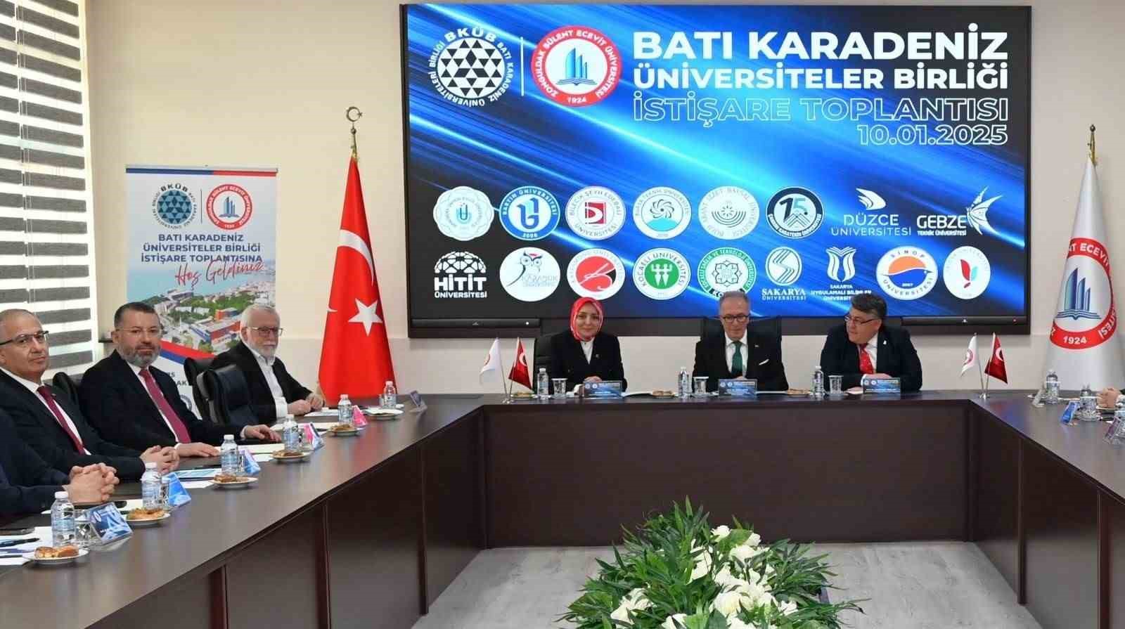 BŞEÜ Rektörü Kaplancıklı, Batı Karadeniz Üniversiteler Birliği istişare toplantısına katıldı
