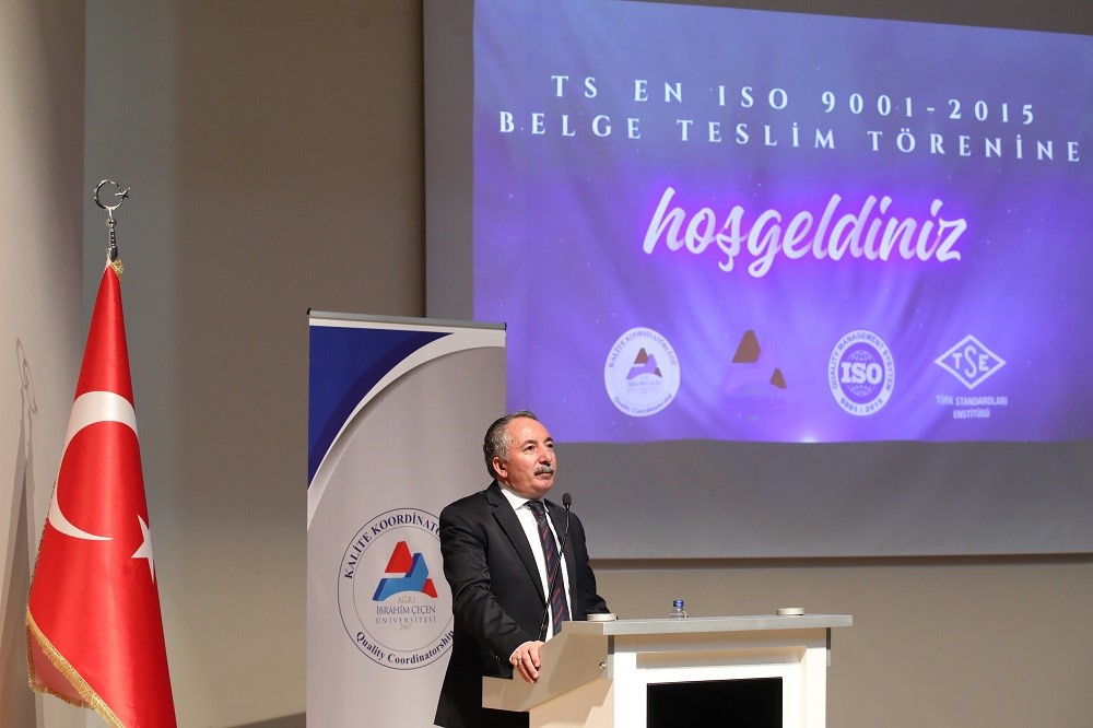 AİÇÜ’ye TSE tarafından “TS EN ISO 90012015 belgesi” verildi
