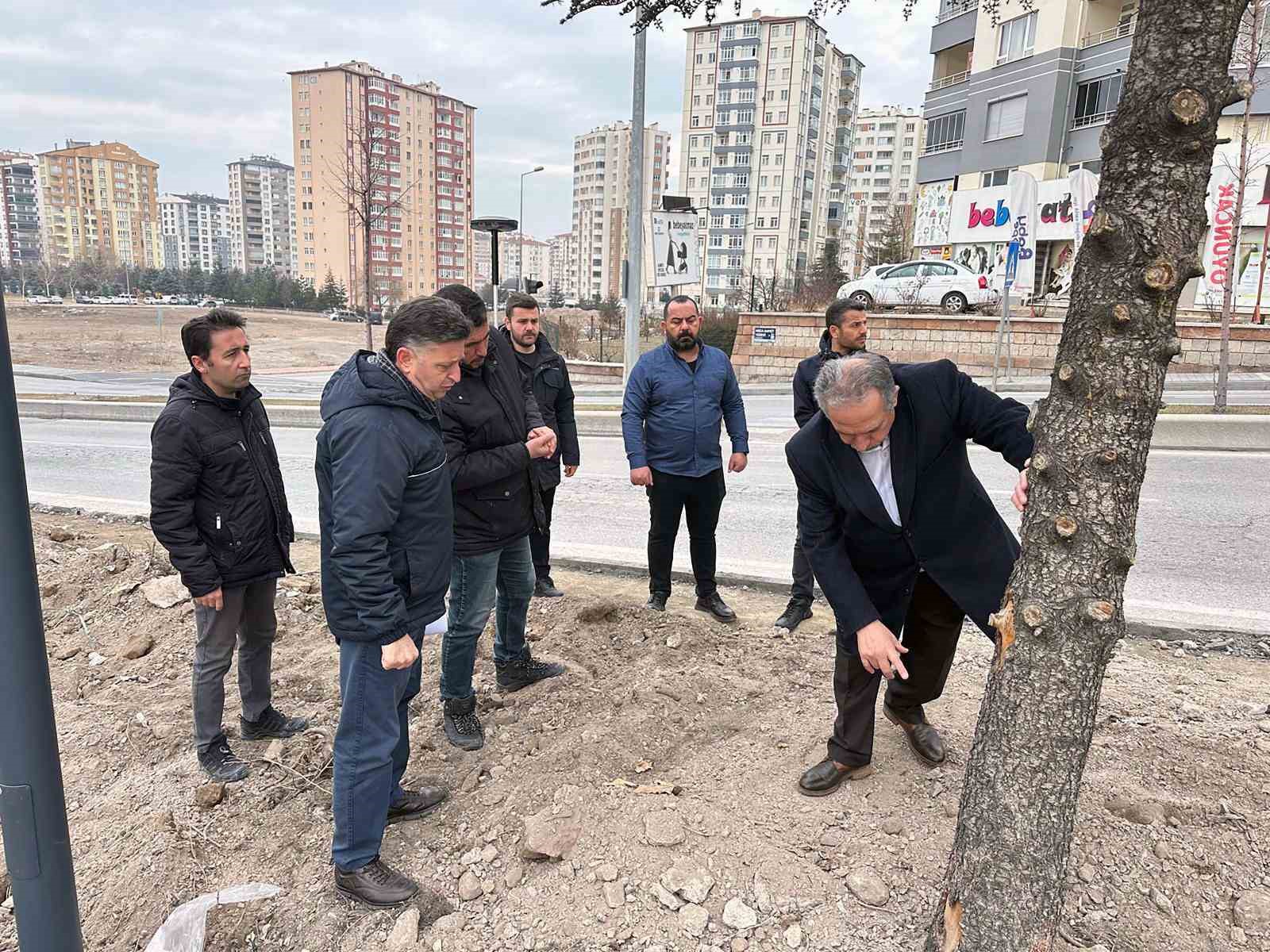 Talas Millet Bahçesi kış soğuk demeden ilerliyor
