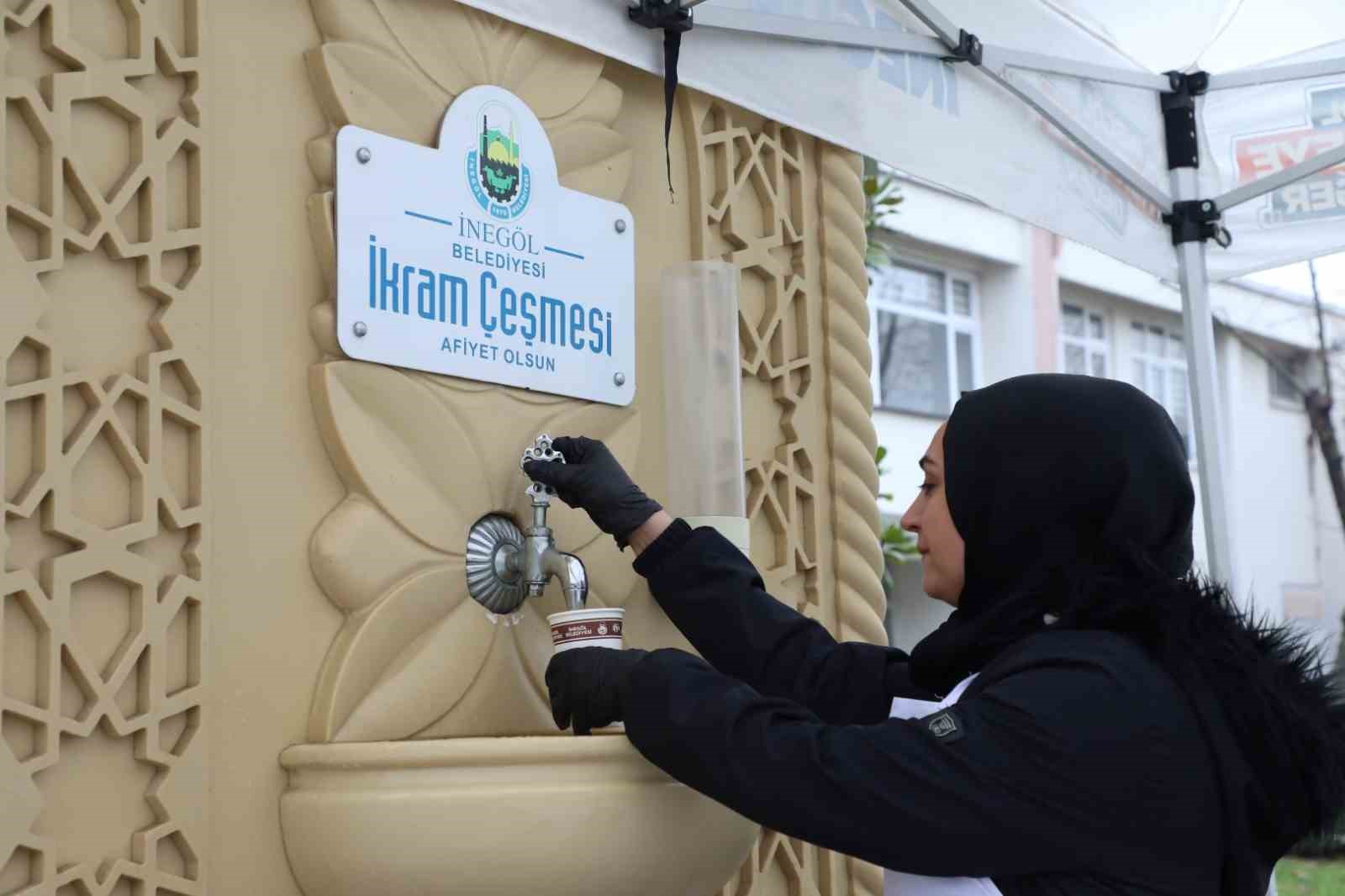 Öğrencilere sabah çorbası İnegöl Belediyesi’nden
