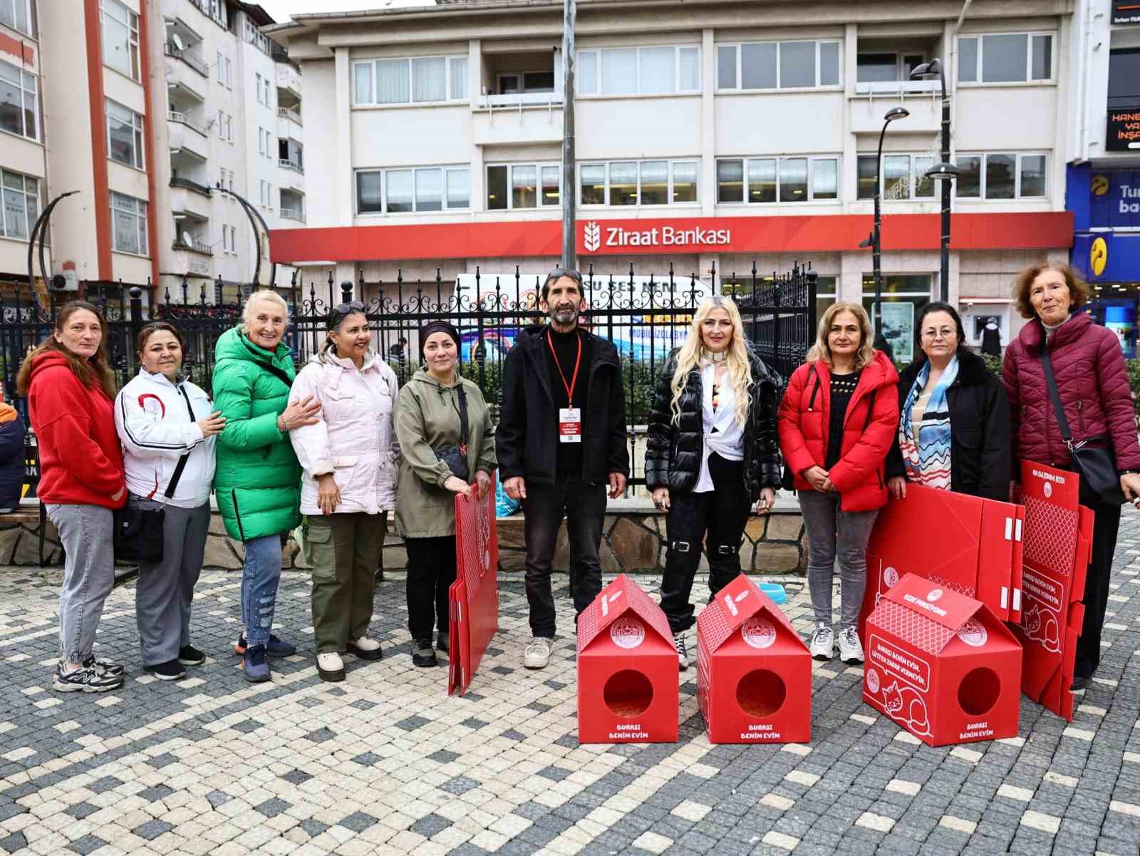 Bulancak Belediyesi’nden sokak kedileri için ’kedi pansiyonu’
