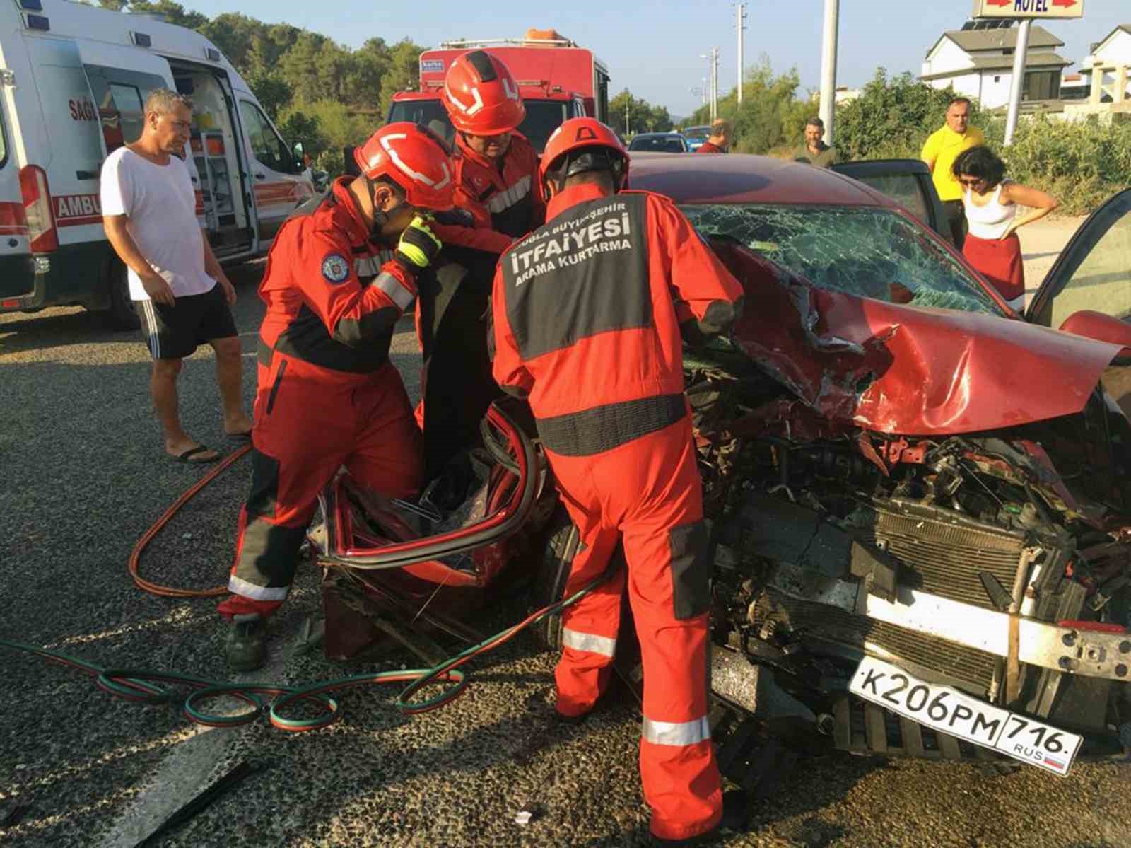 Muğla Büyükşehir itfaiyesi 4 bin 949 olaya müdahale etti
