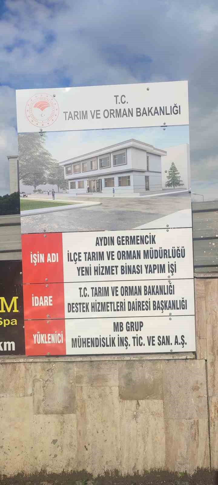 Germencik İlçe Tarım Müdürlüğü yeni hizmet binasına kavuşuyor
