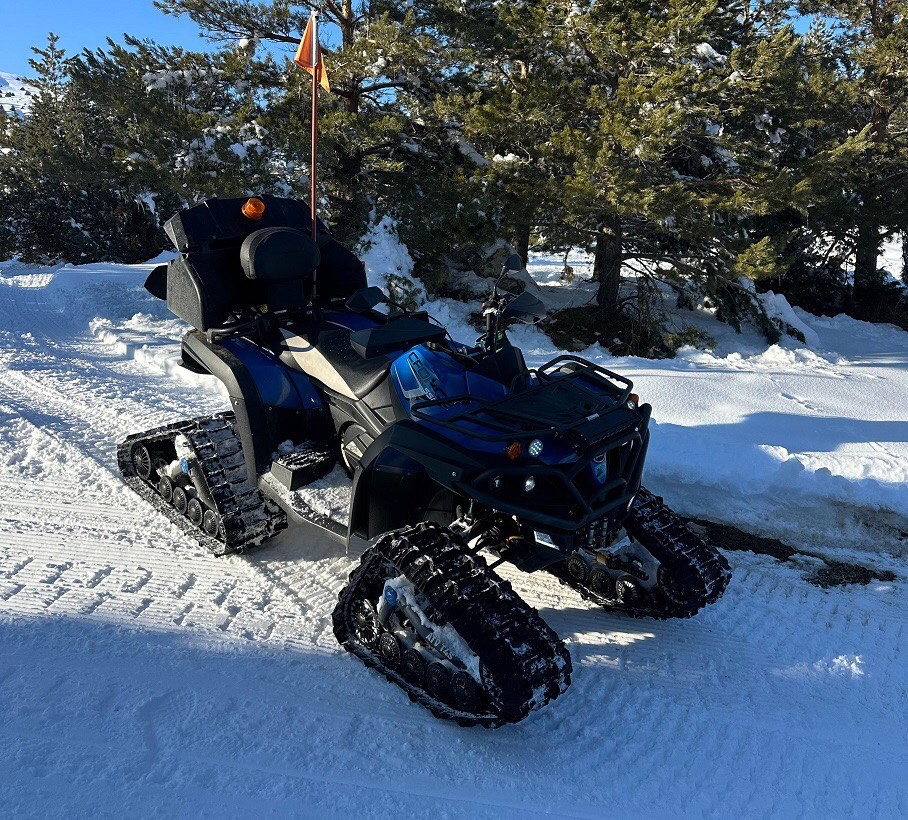 Ergan Dağı Kayak Merkezi’nde heyecan dorukta! ATV turları da yapılıyor
