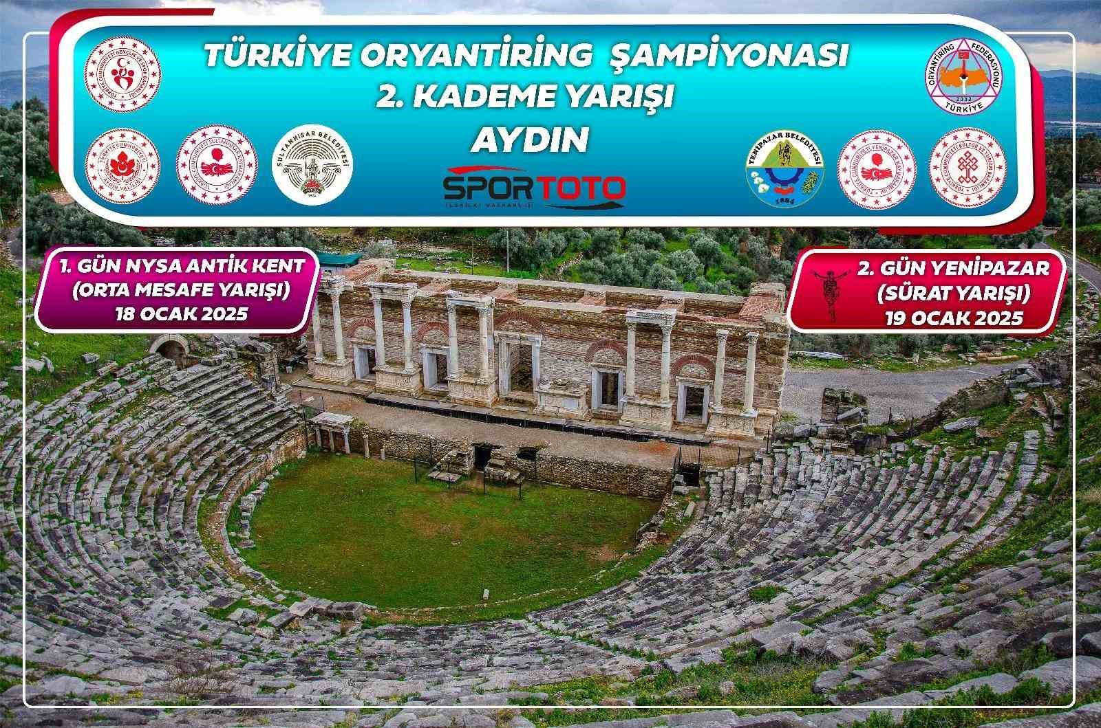 Türkiye Oryantiring Şampiyonası Aydın’da yapılacak
