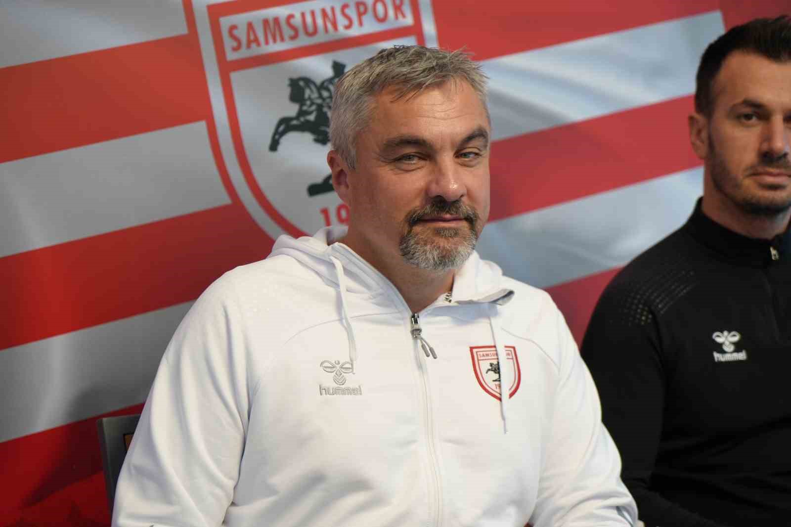 Thomas Reis: “Samsunspor tarihinin en iyi sezonlarından bir tanesini yaşamak istiyoruz”
