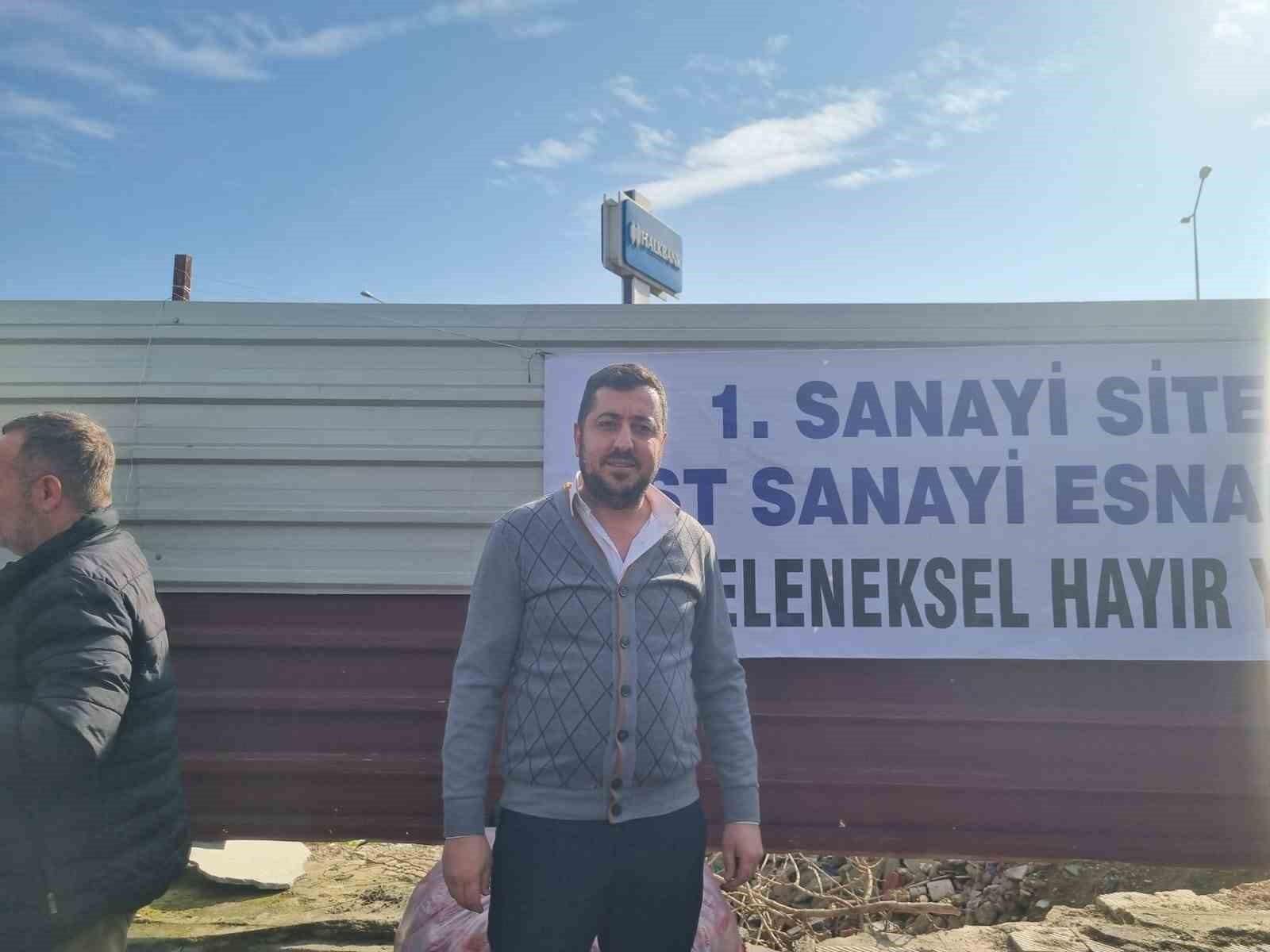 Aydın sanayi esnafı, geleneksel hayır yemeğini gerçekleştirdi
