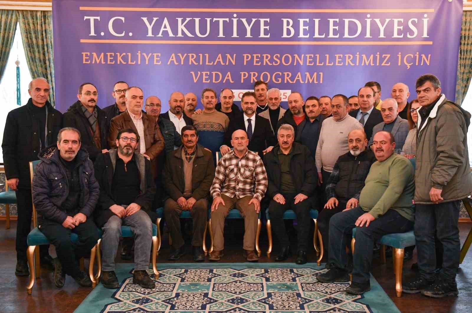 Yakutiye’de emeklilik sevinci
