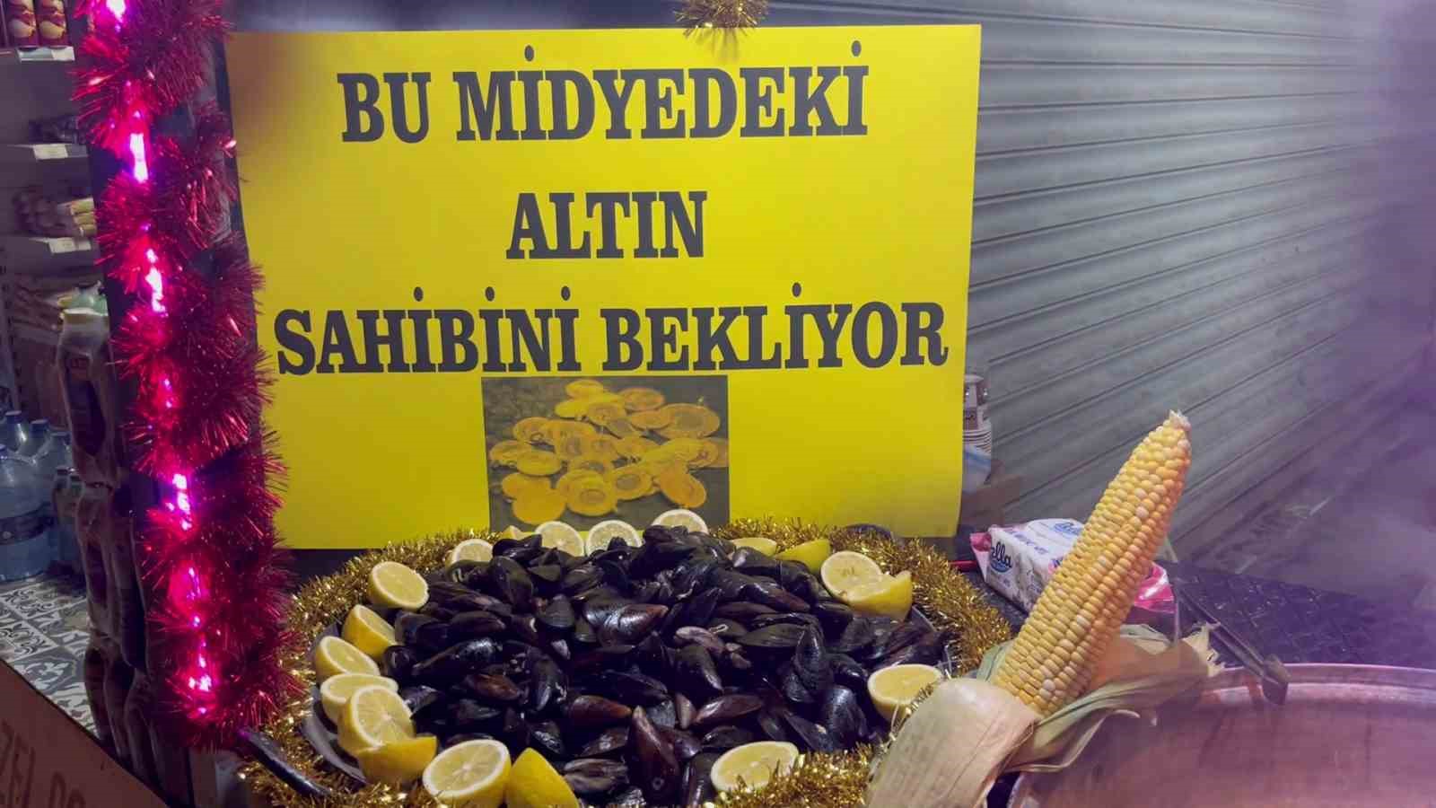 Midyenin içerisindeki altın, talihlisini buldu
