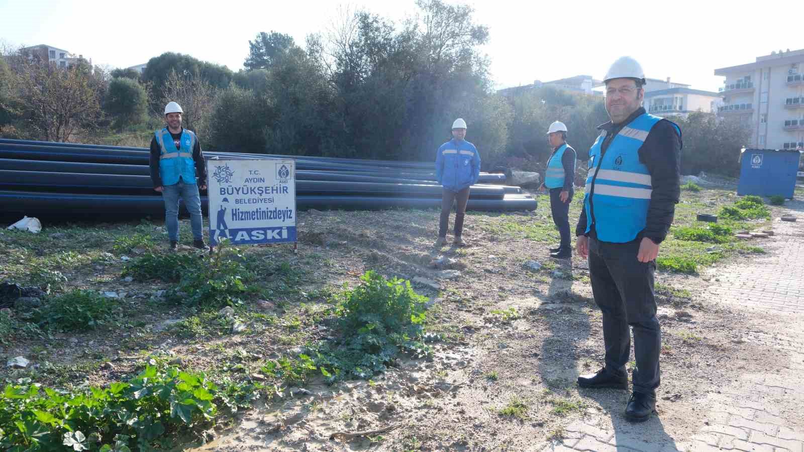 Büyükşehir’in Kuşadası’ndaki altyapı çalışmaları hız kesmiyor
