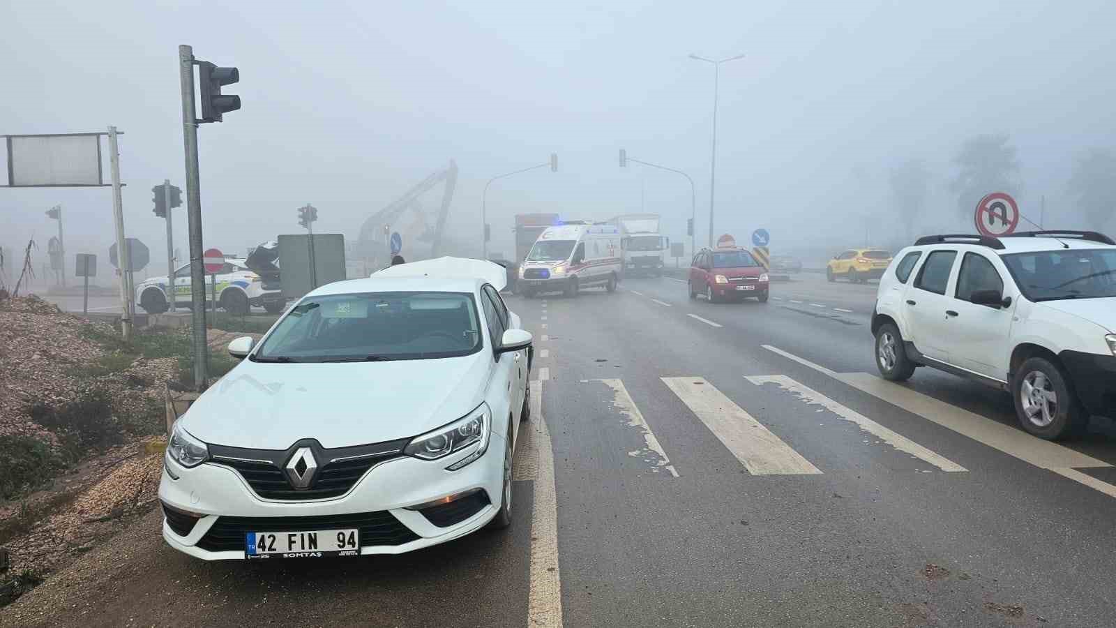 Bandırma’da yoğun sis nedeniyle zincirleme kaza
