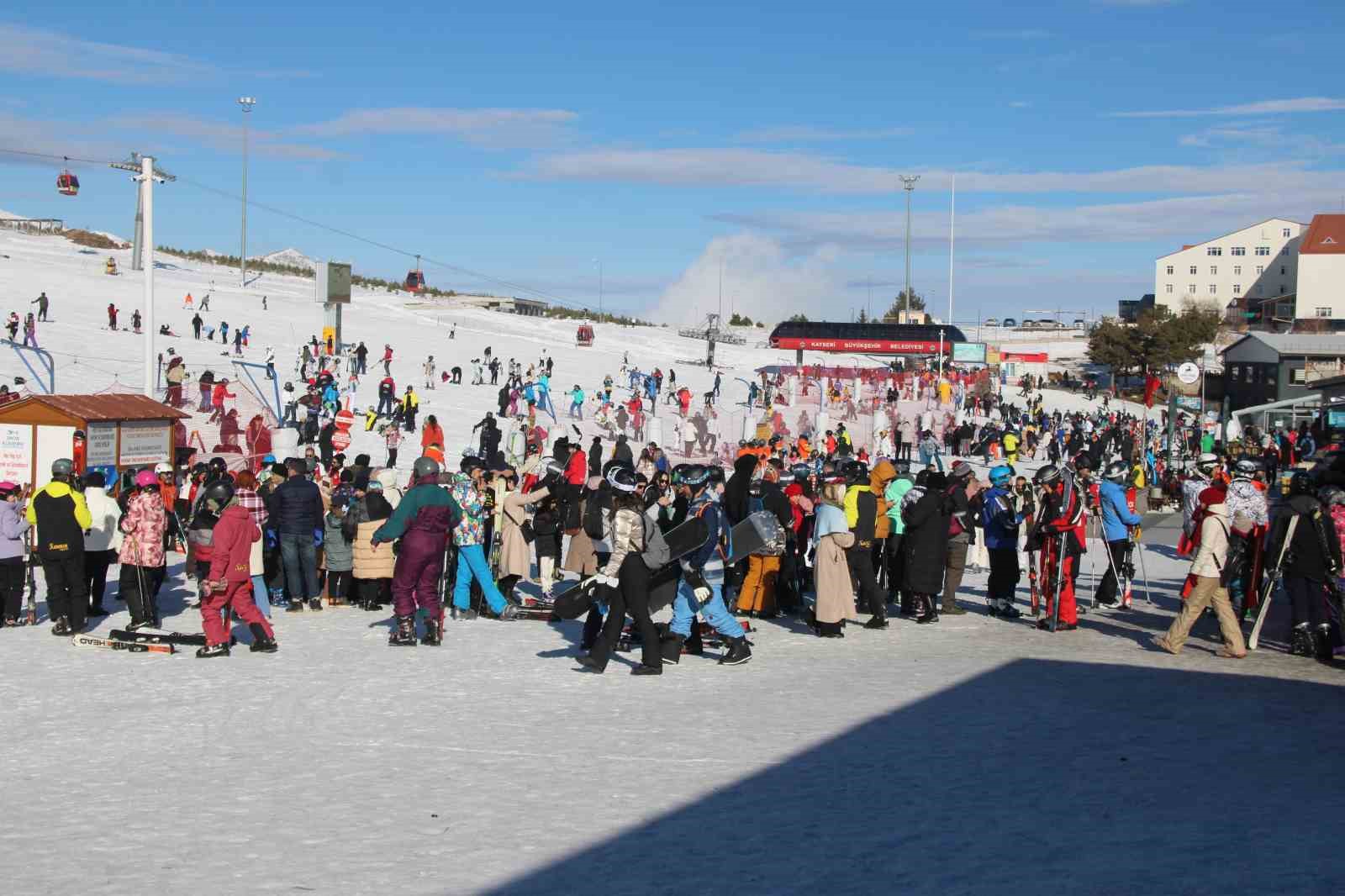 Erciyes’te sömestir yoğunluğu
