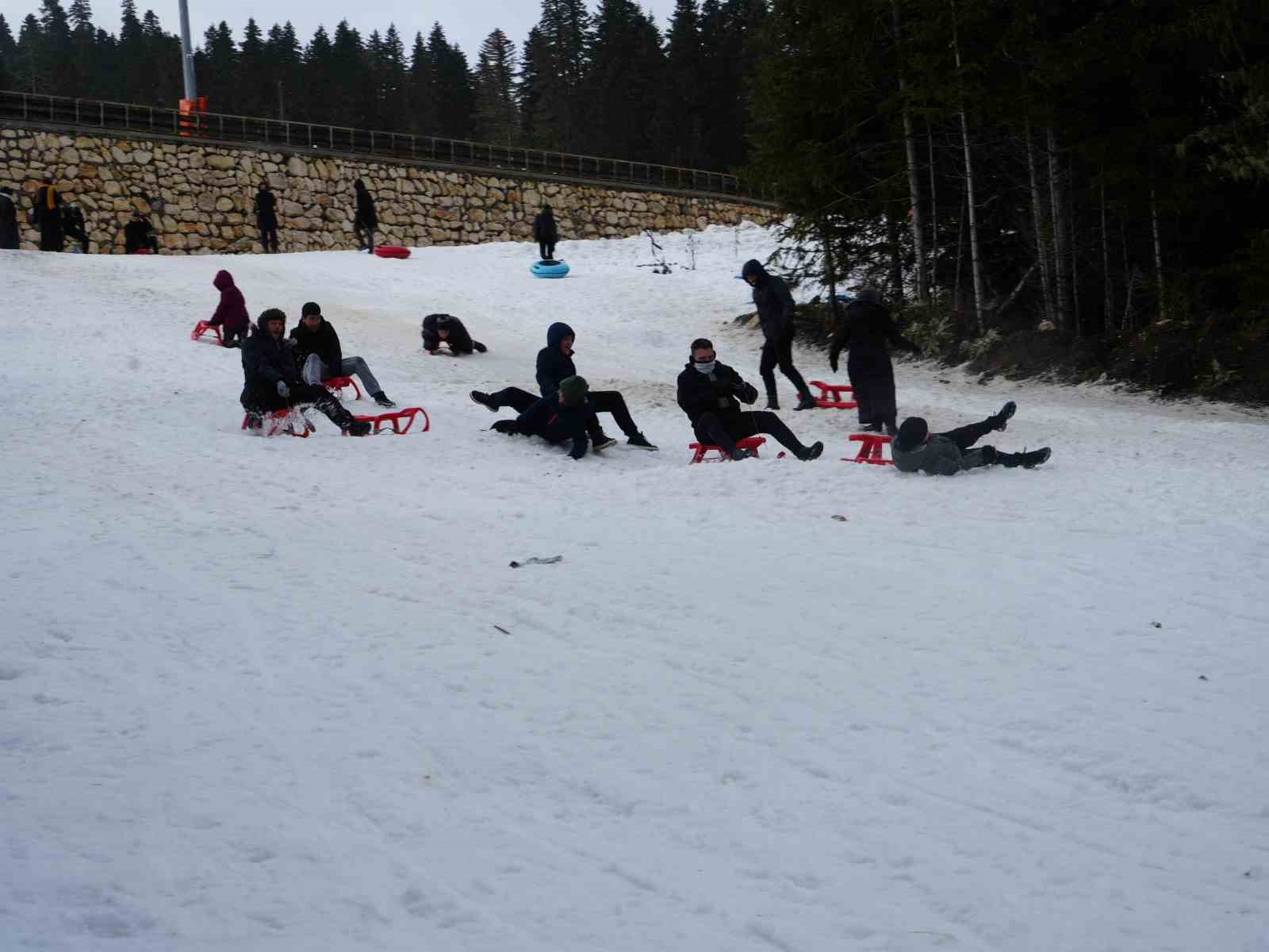 Ilgaz Dağı’nda yarıyıl tatili coşkusu
