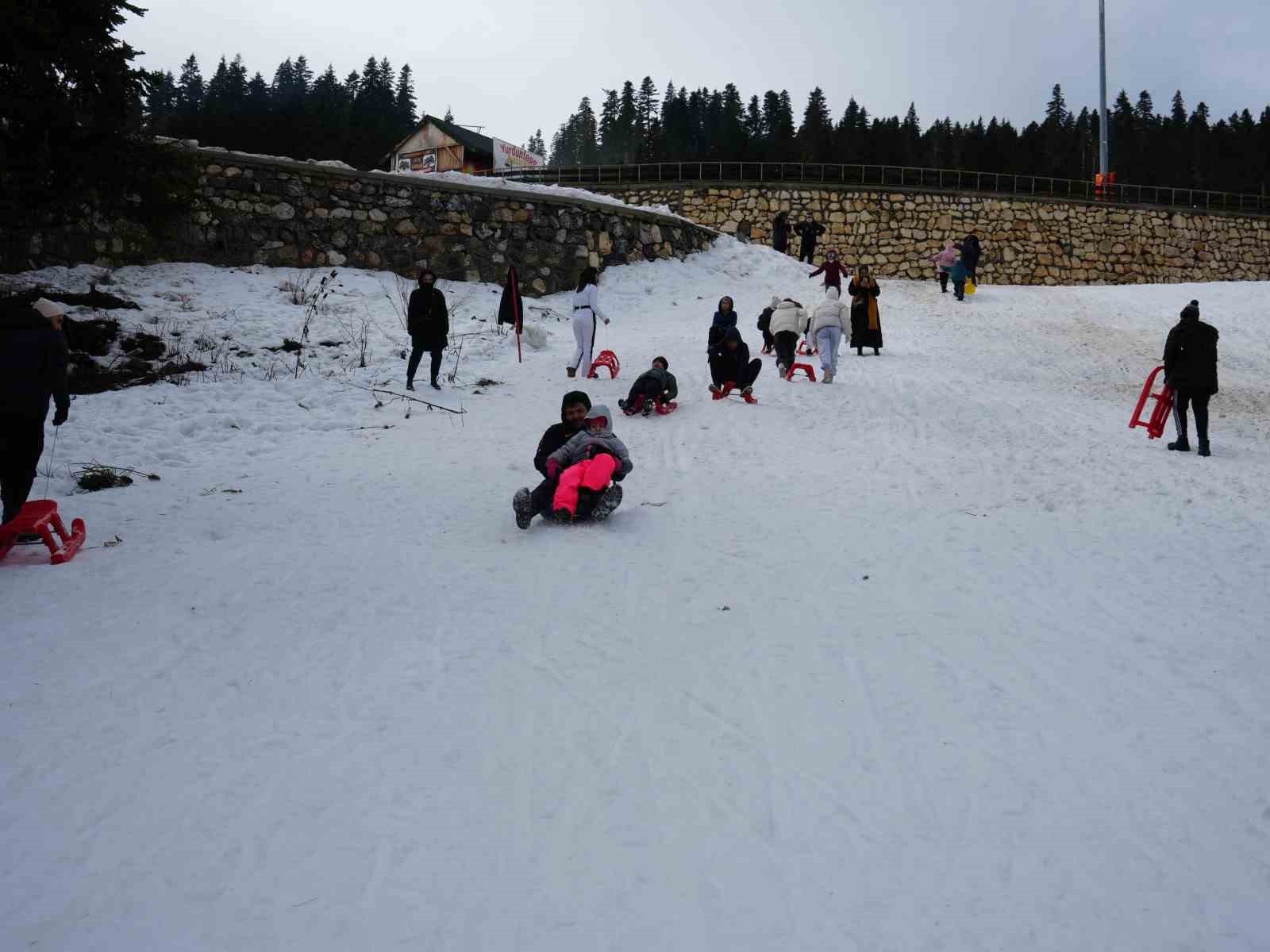 Ilgaz Dağı’nda yarıyıl tatili coşkusu
