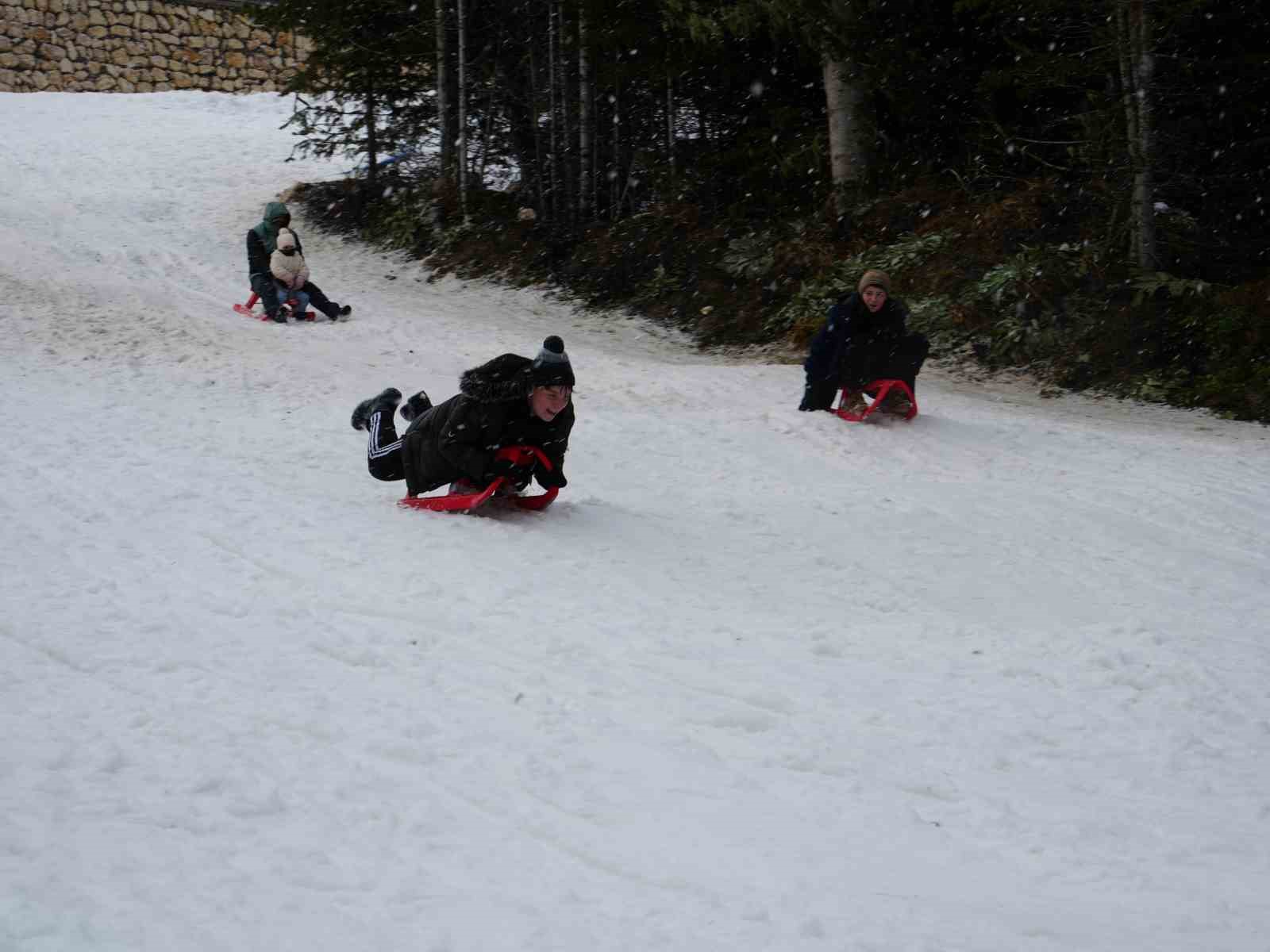 Ilgaz Dağı’nda yarıyıl tatili coşkusu
