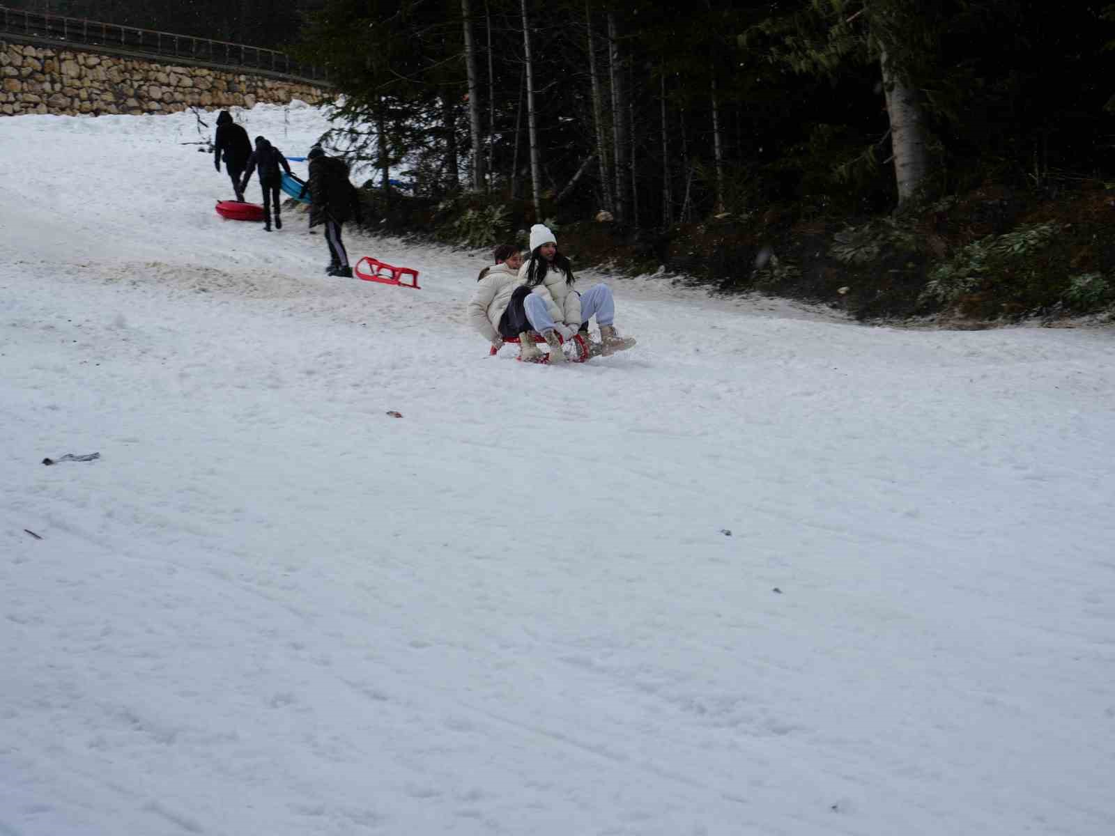 Ilgaz Dağı’nda yarıyıl tatili coşkusu
