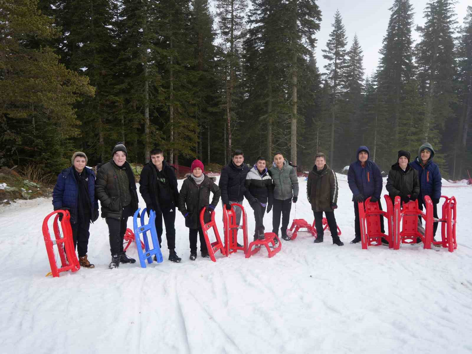 Ilgaz Dağı’nda yarıyıl tatili coşkusu
