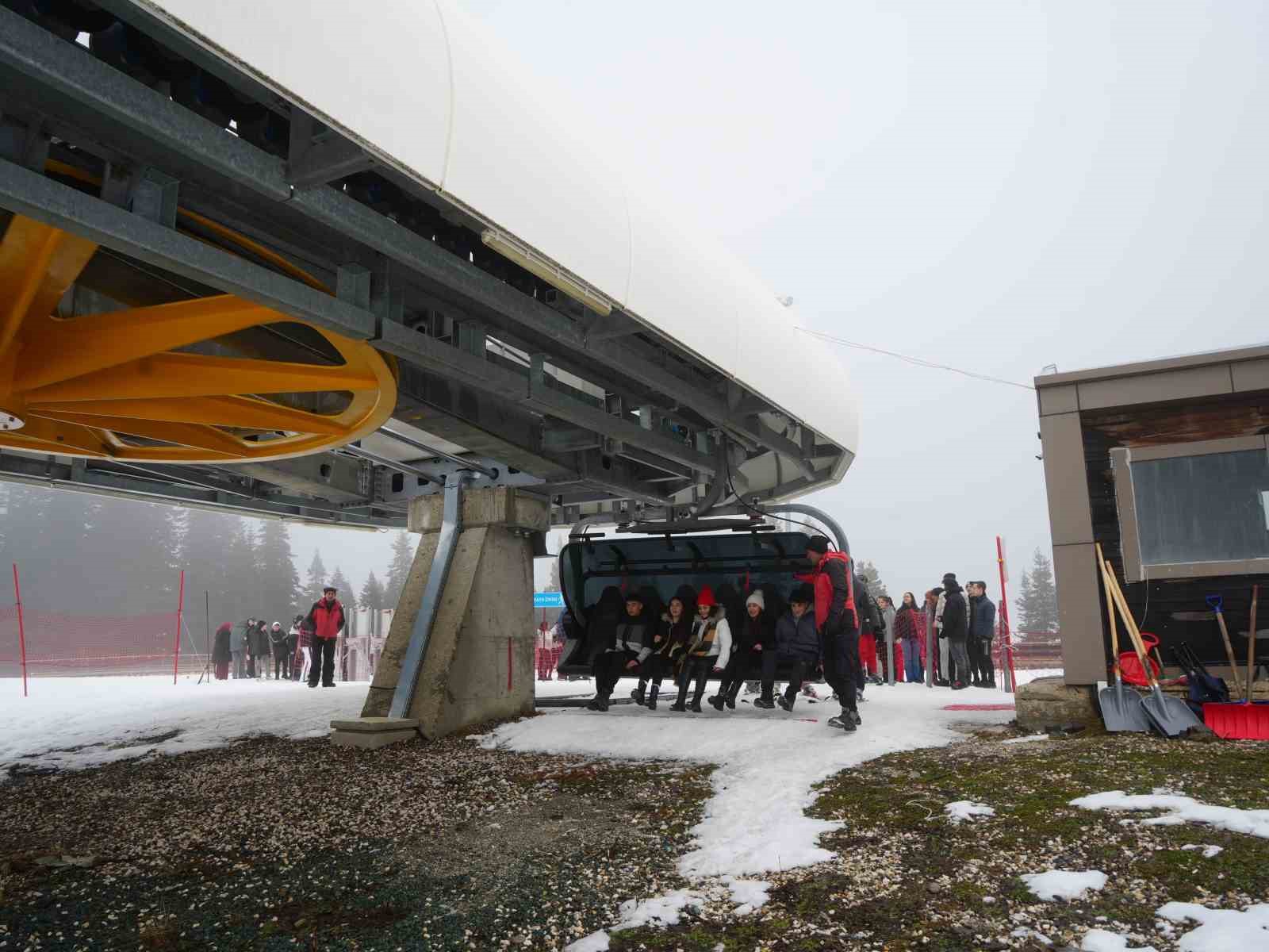 Ilgaz Dağı’nda yarıyıl tatili coşkusu
