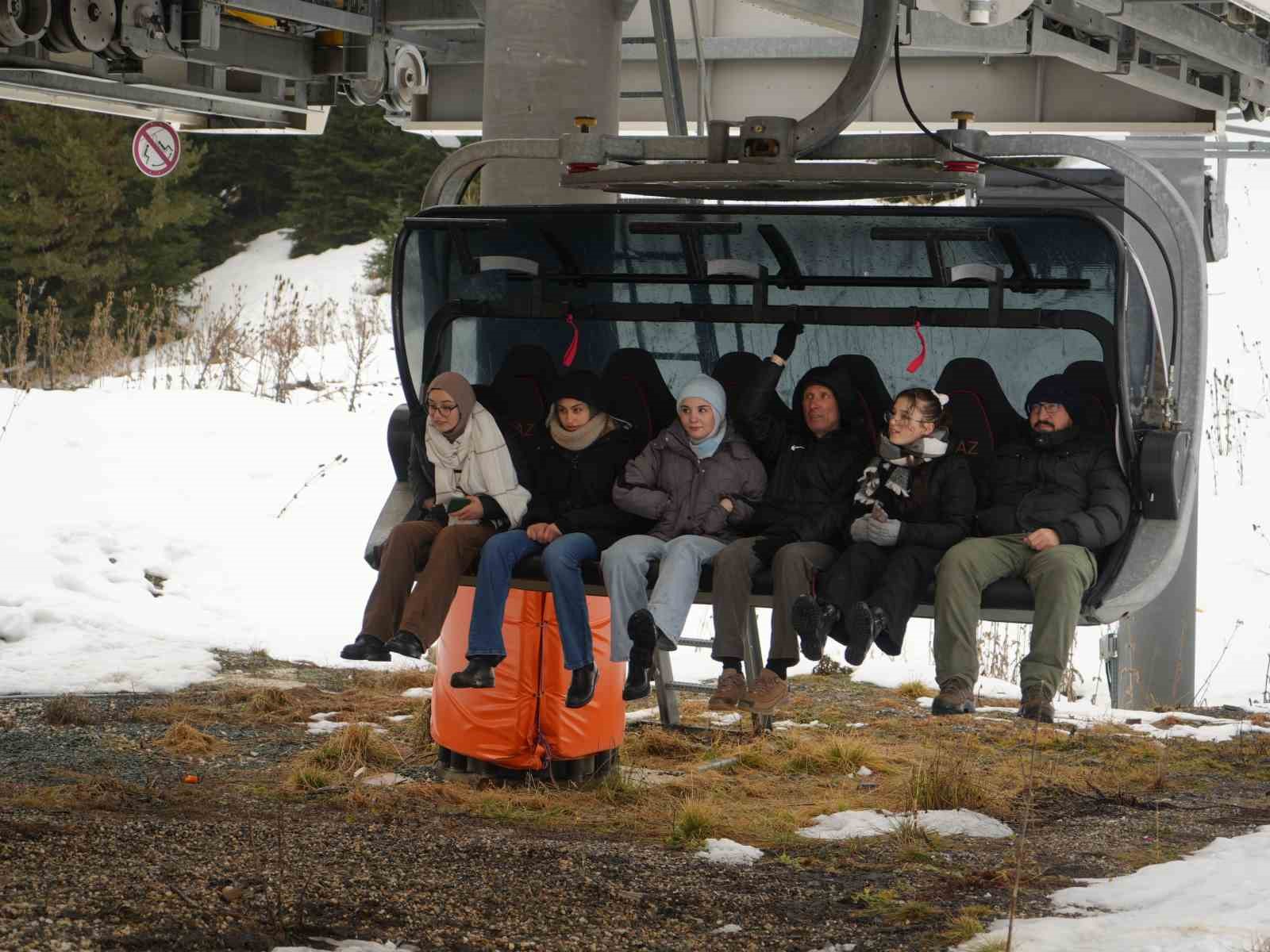 Ilgaz Dağı’nda yarıyıl tatili coşkusu
