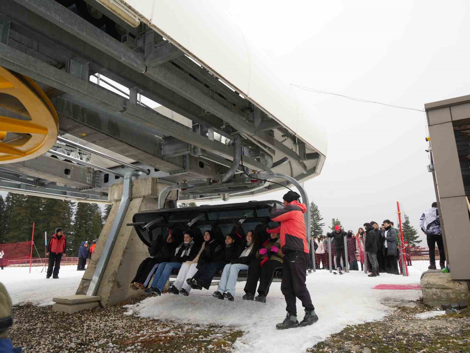 Ilgaz Dağı’nda yarıyıl tatili coşkusu
