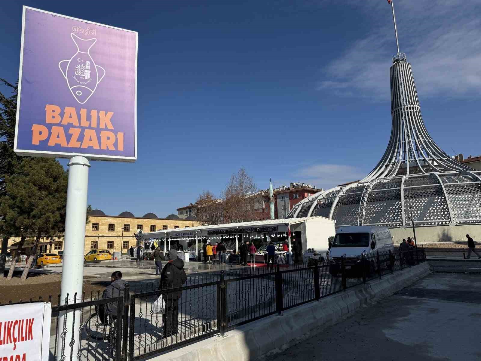 Çorum’da balıkçılar yeni yerinde
