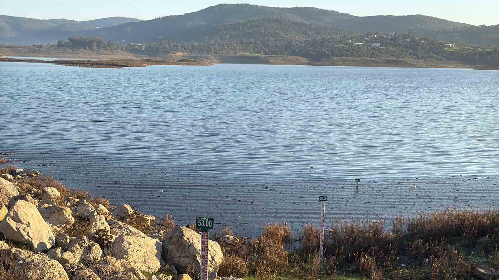 Bodrum’da yağışlar barajları doldurdu
