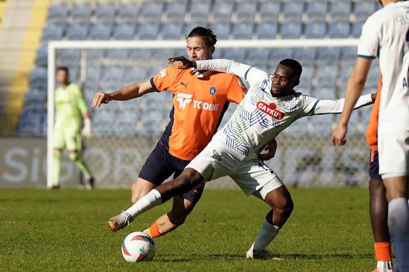 Trendyol Süper Lig: Başakşehir: 2 - Çaykur Rizespor: 0 (Maç sonucu)
