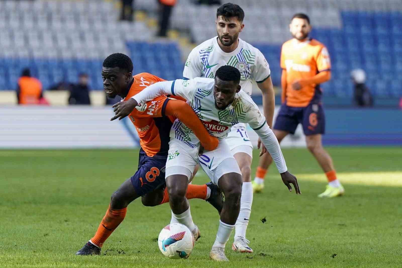 Trendyol Süper Lig: Başakşehir: 2 - Çaykur Rizespor: 0 (Maç sonucu)
