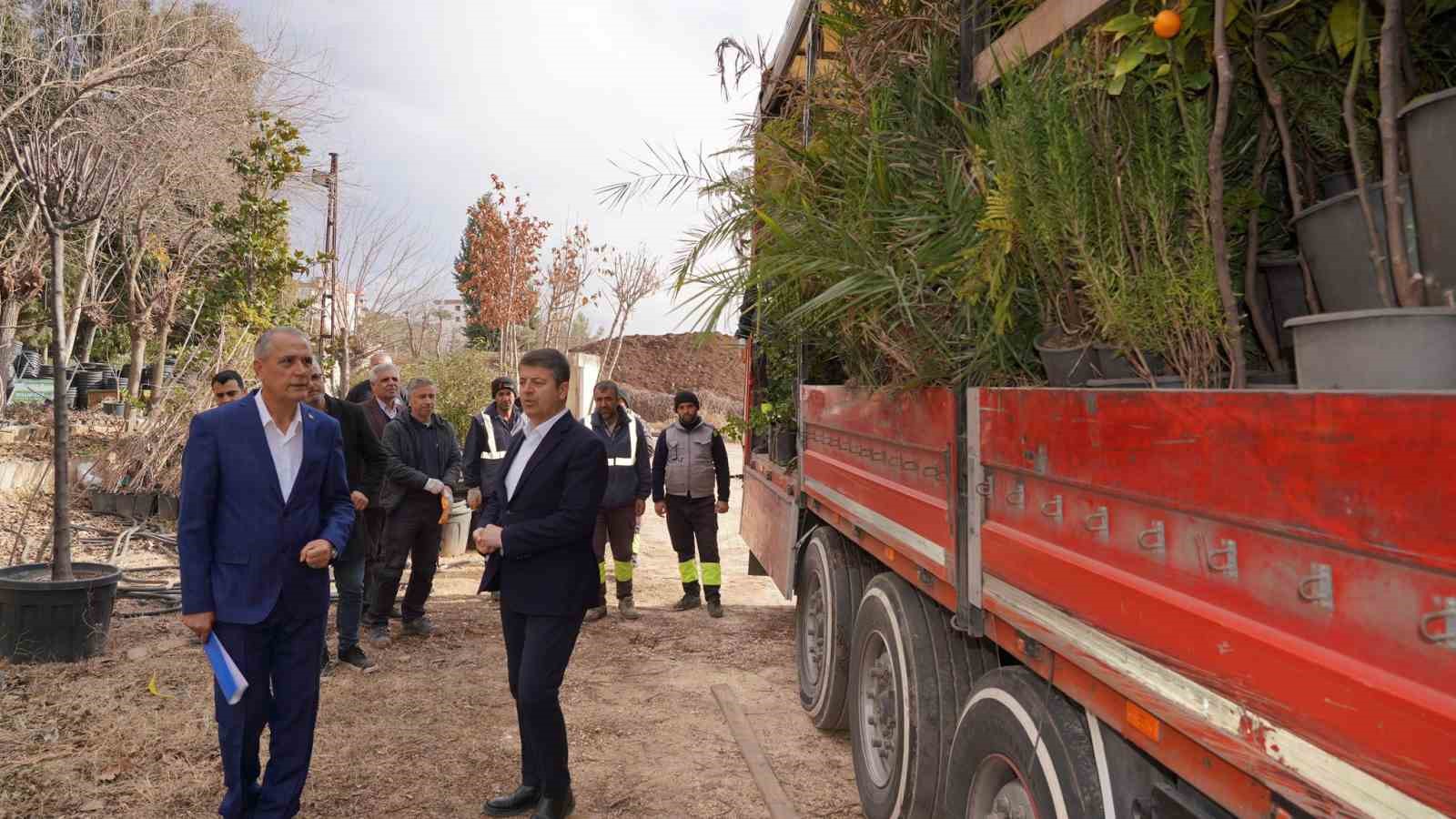 Mersin Büyükşehir Belediyesi’nden Adıyaman’a yeşil destek
