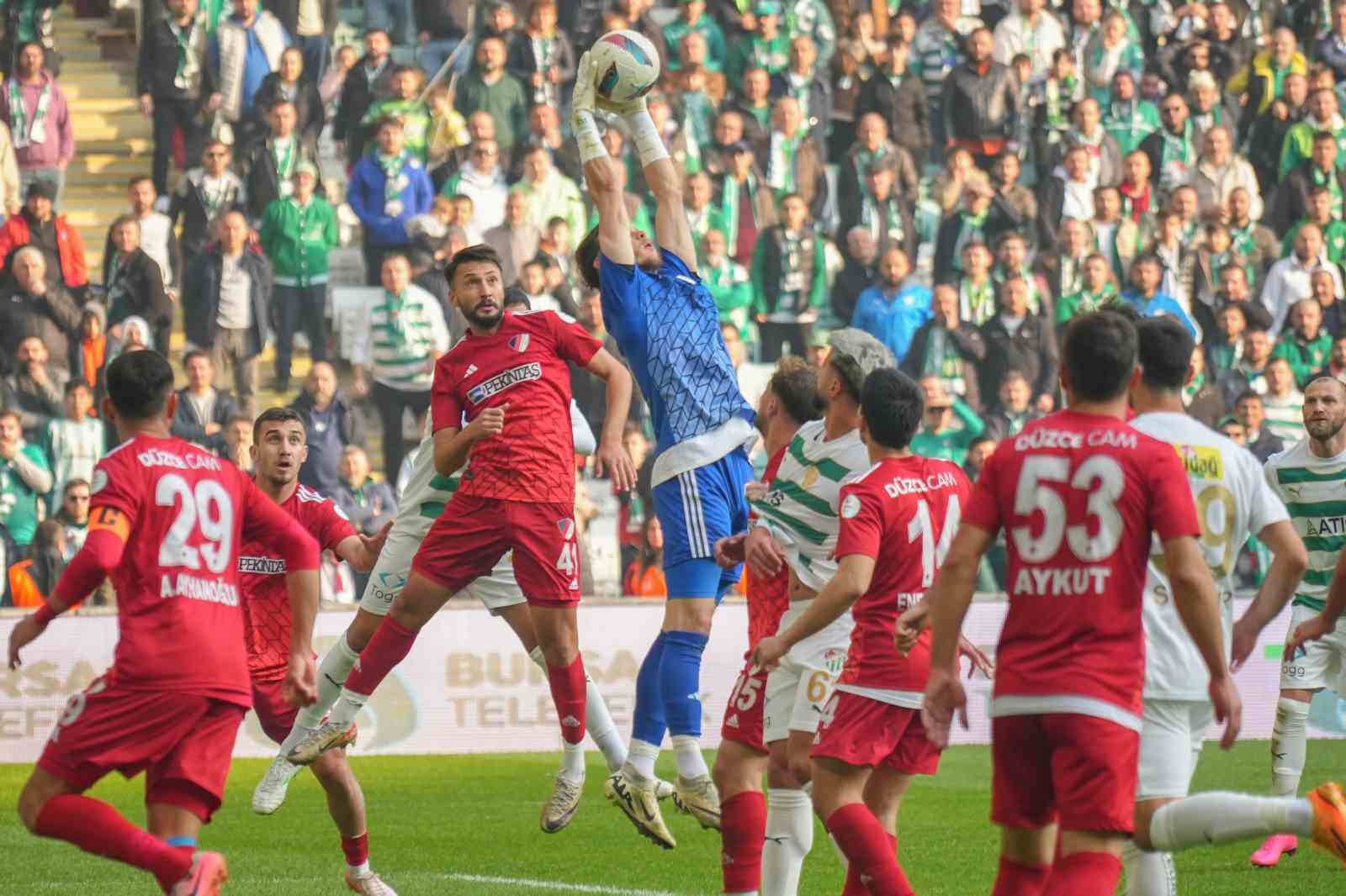 TFF 3. Lig: Bursaspor: 0 - Düzcespor: 0
