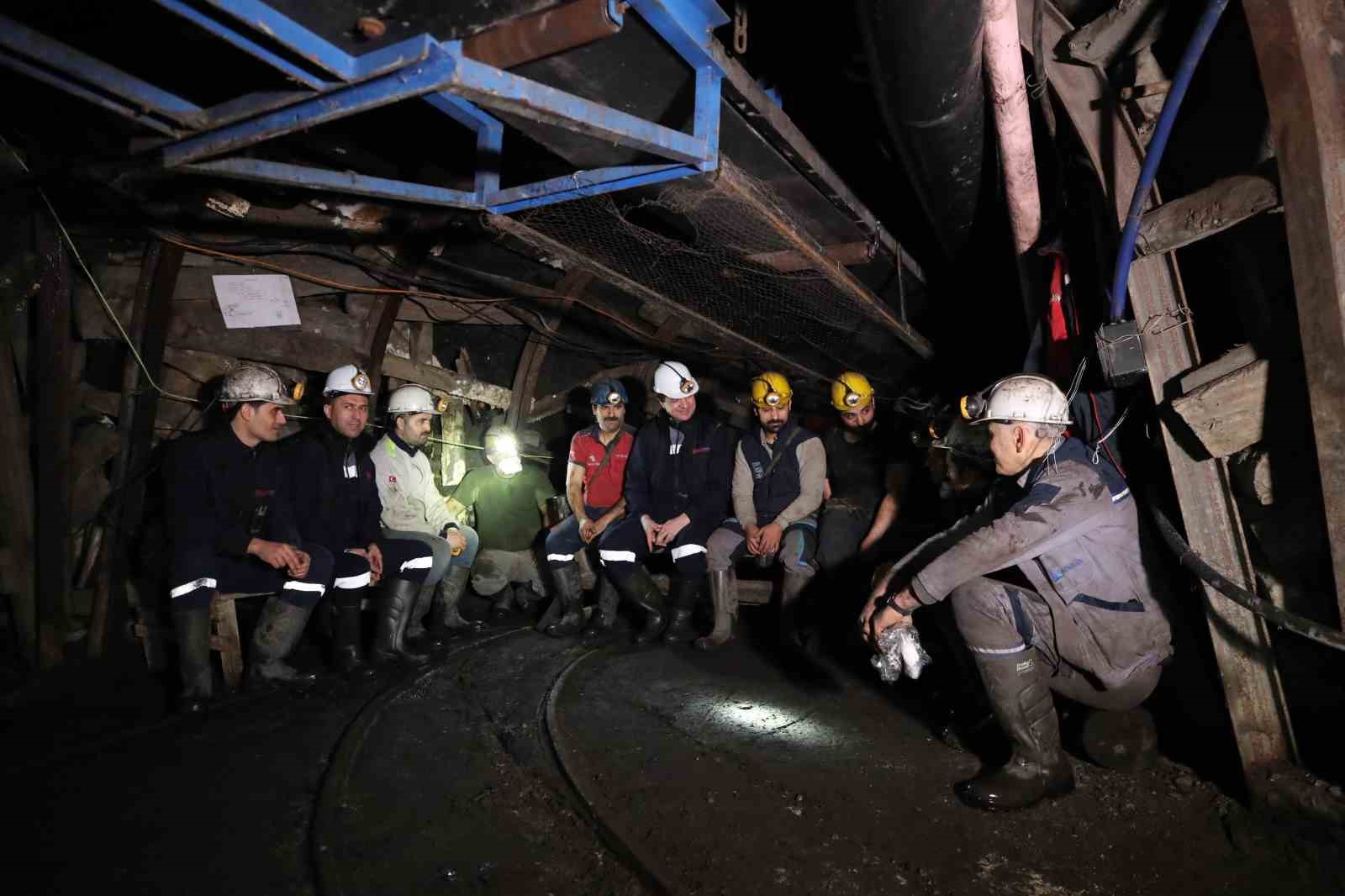 SP Genel Başkanı Arıkan Zonguldak’ta madene indi
