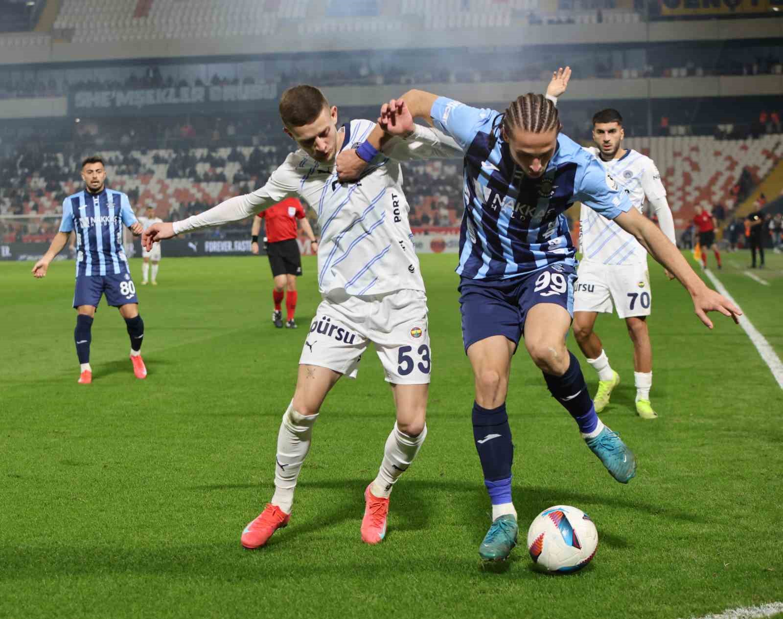 Trendyol Süper Lig: Adana Demirspor: 0 - Fenerbahçe: 4 (Maç sonucu)
