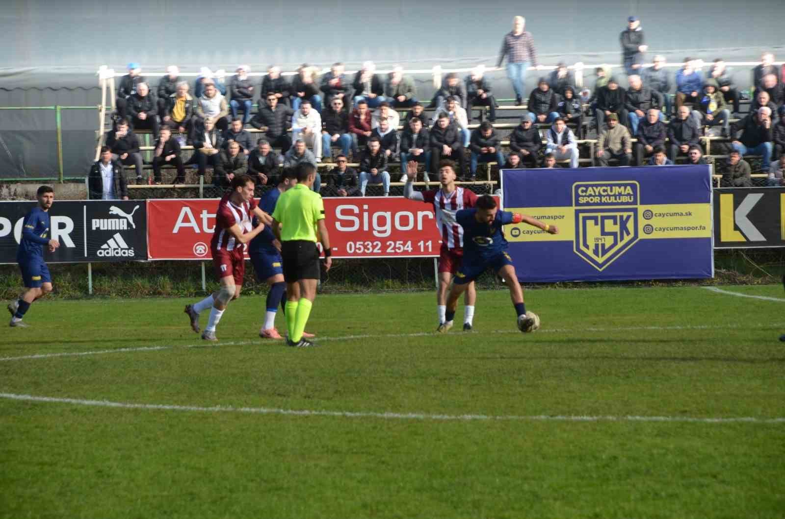 Çaycumaspor Terakki karşısında yenik düştü: 1-0
