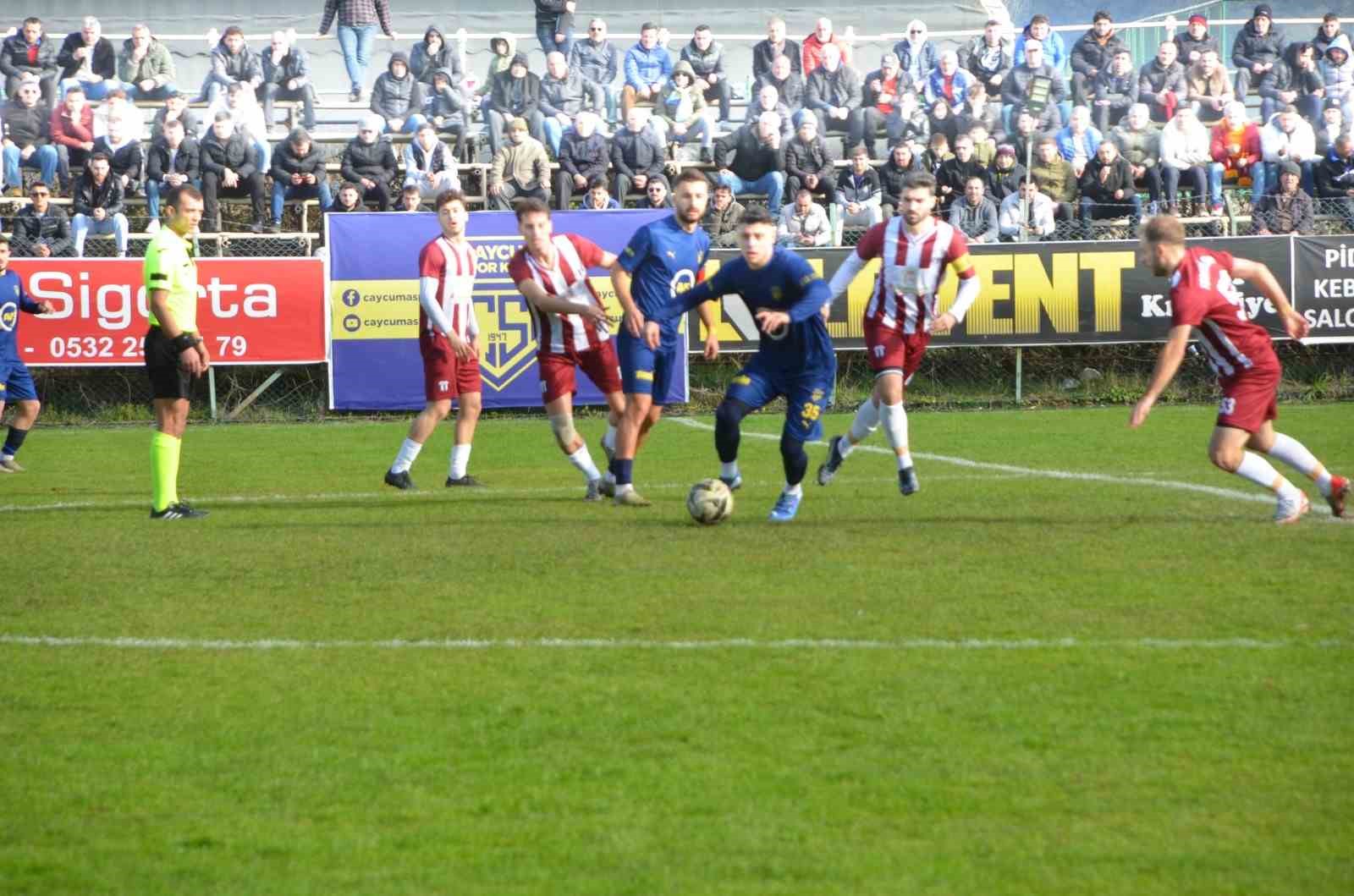 Çaycumaspor Terakki karşısında yenik düştü: 1-0
