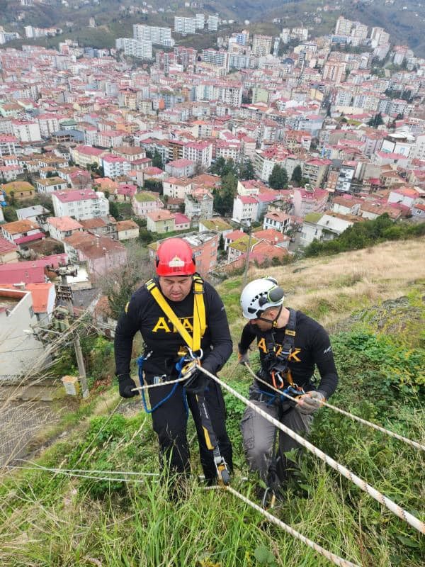 Giresun Kalesi’nde arama-kurtarma eğitim gerçekleştirildi
