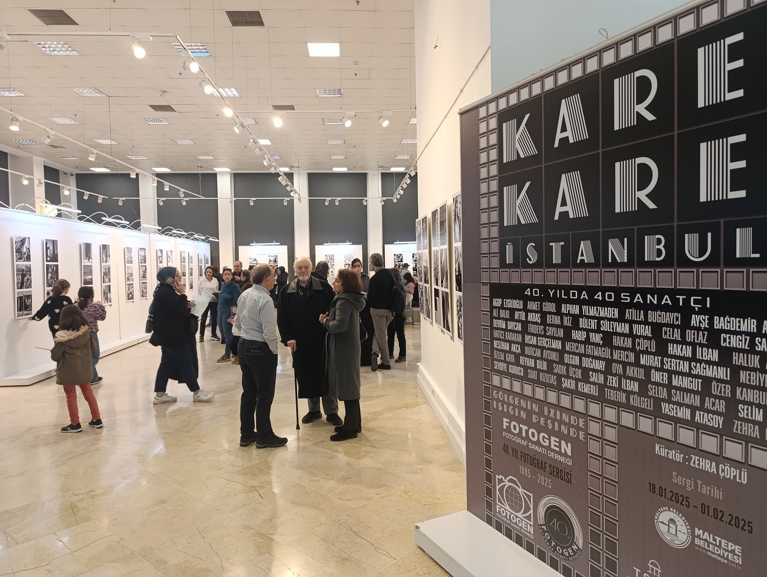 ‘Kare Kare İstanbul’ sergisi Maltepe’de açıldı
