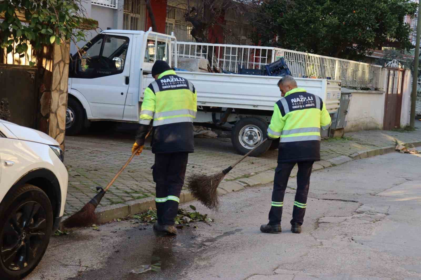 Nazilli Şirinevler Mahallesi’nde temizlik çalışması yapıldı
